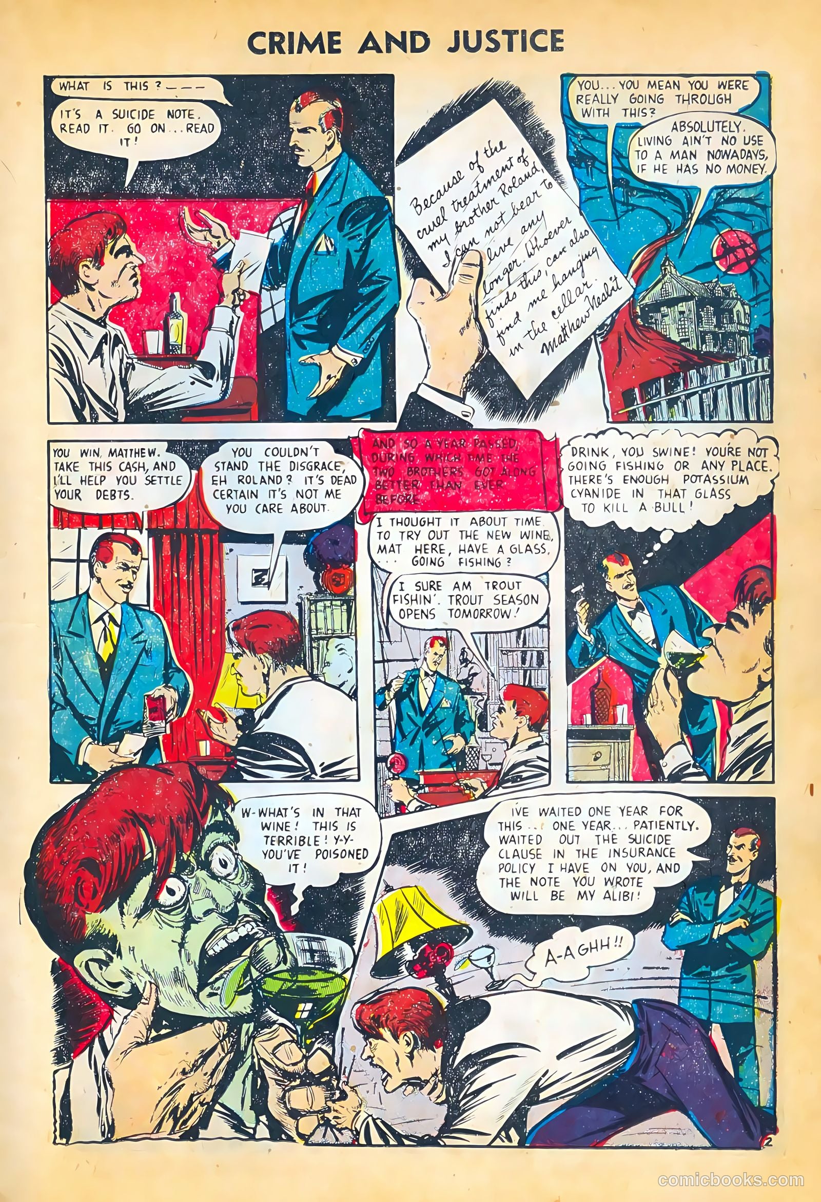 Crime and Justice #4 (1951) — page 11 of 36