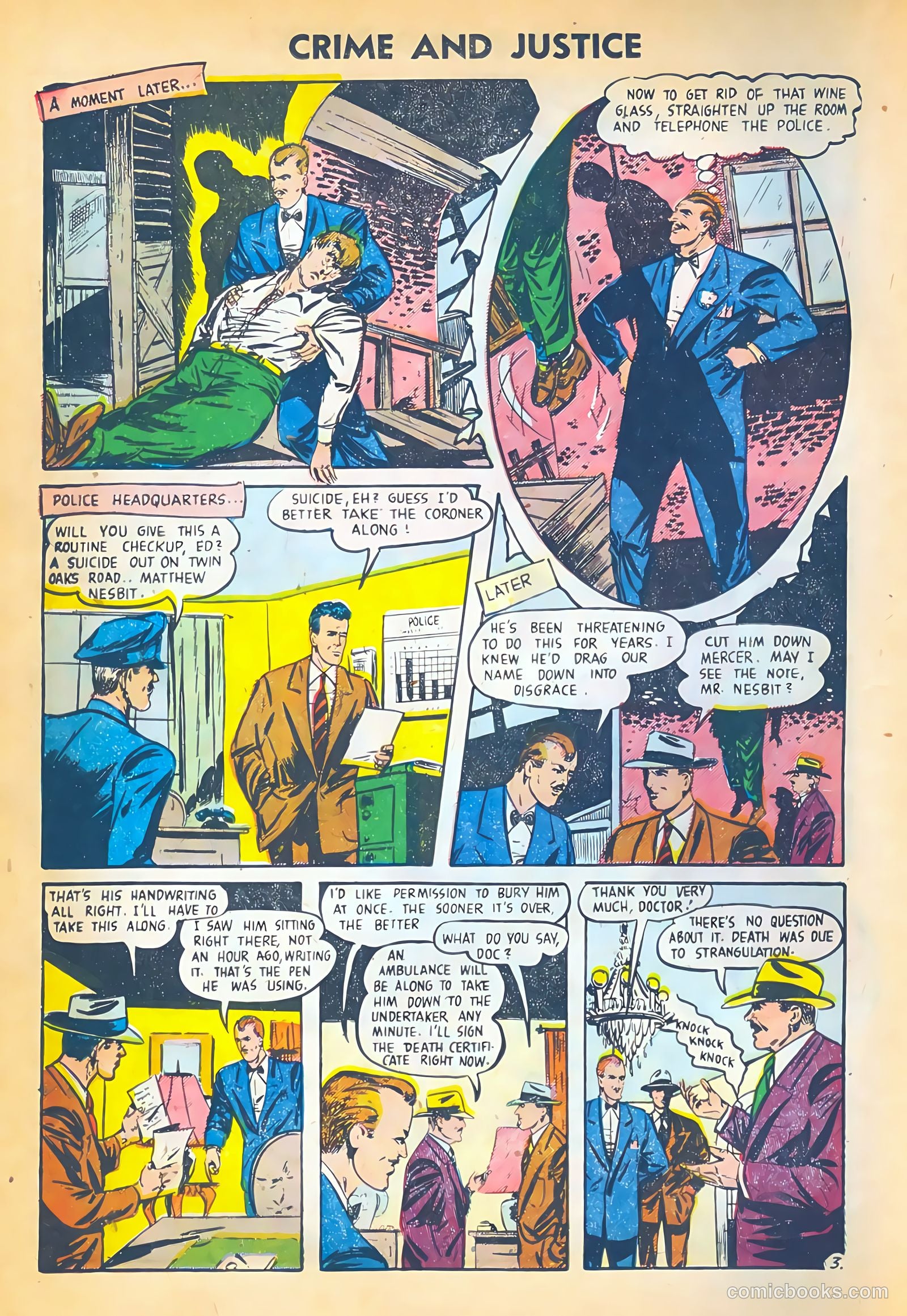 Crime and Justice #4 (1951) — page 12 of 36