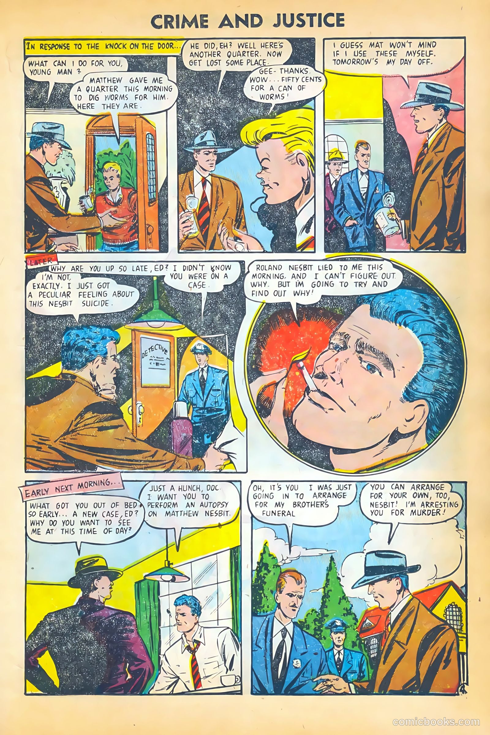 Crime and Justice #4 (1951) — page 13 of 36
