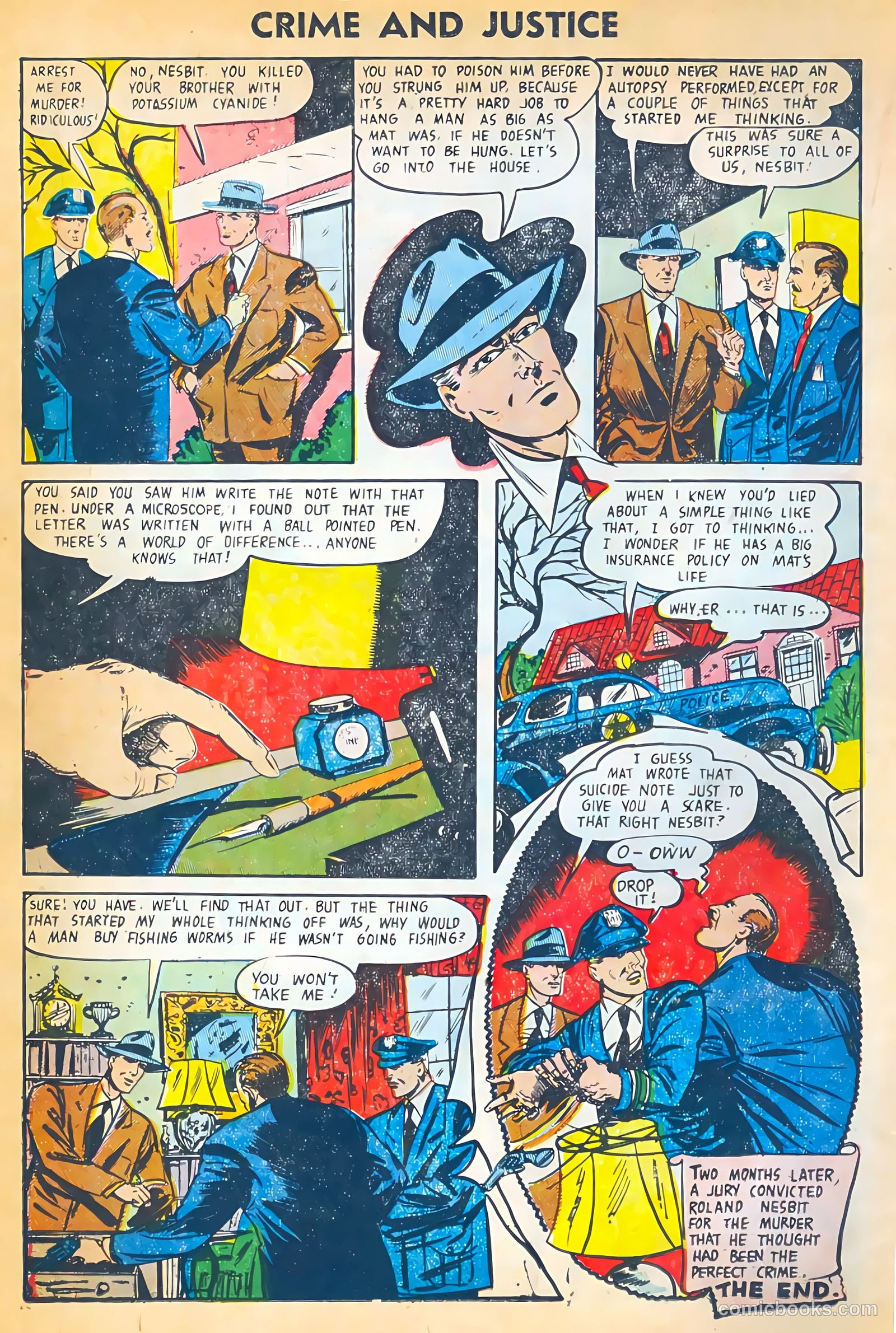 Crime and Justice #4 (1951) — page 14 of 36