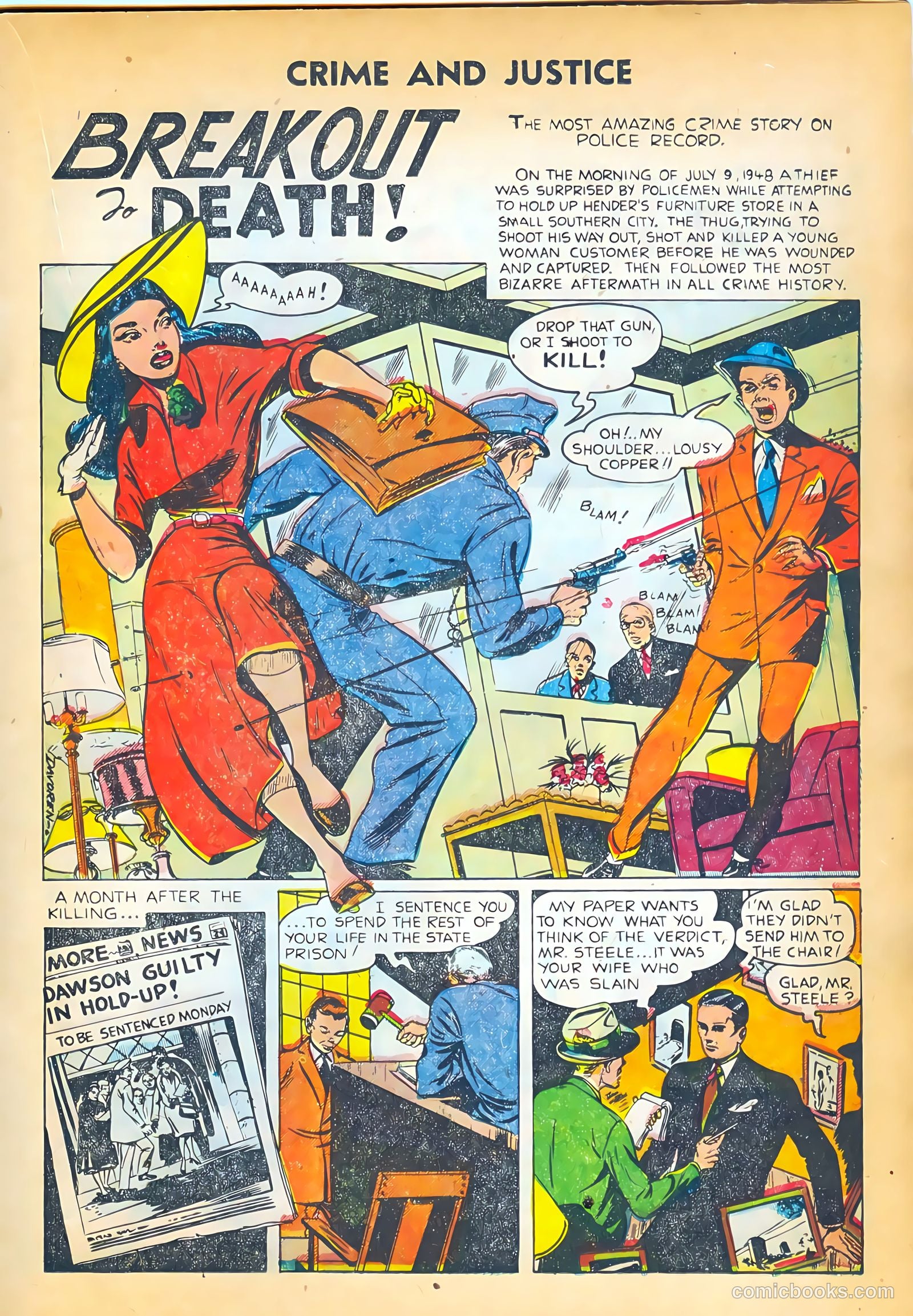 Crime and Justice #4 (1951) — page 17 of 36