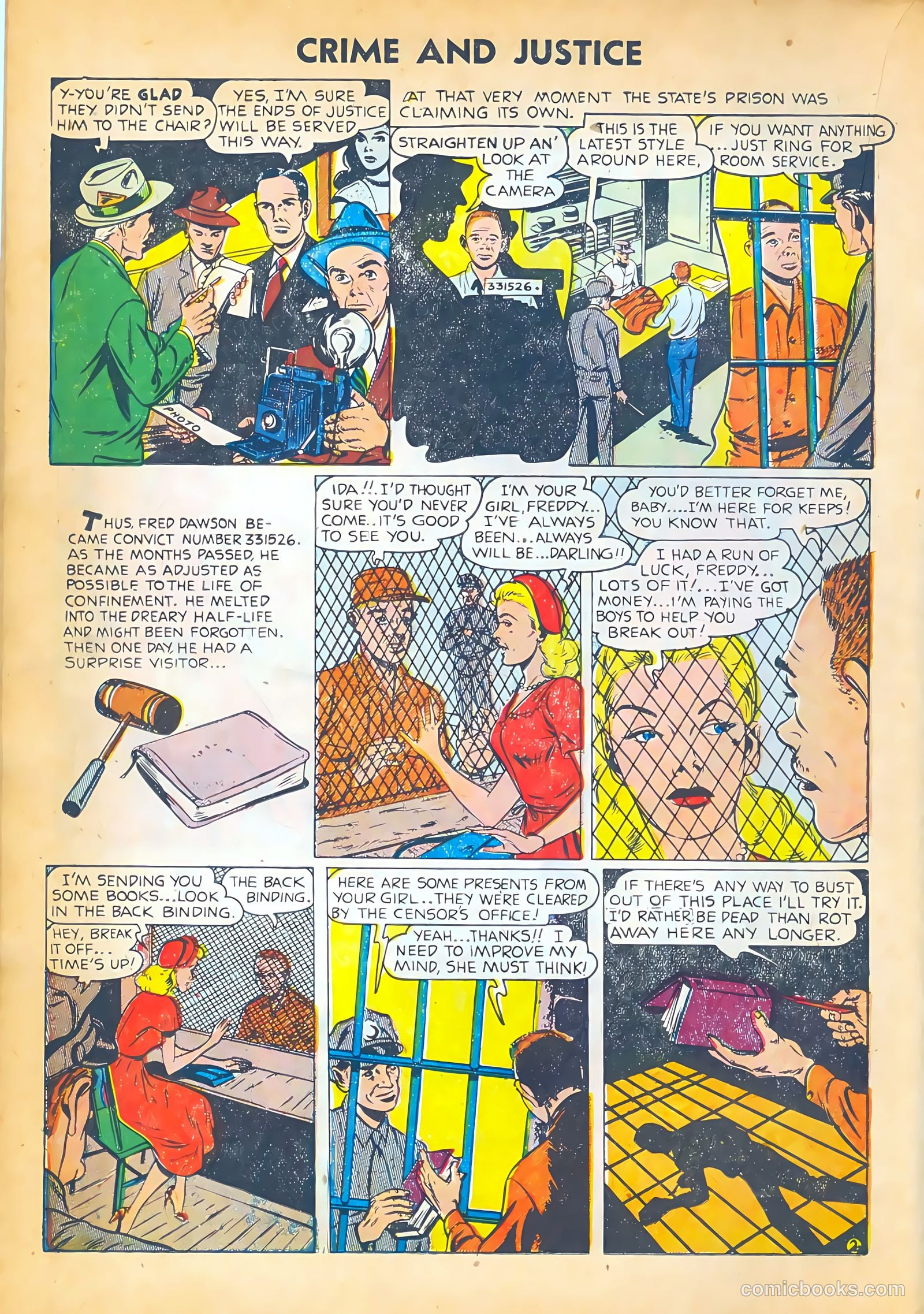 Crime and Justice #4 (1951) — page 18 of 36