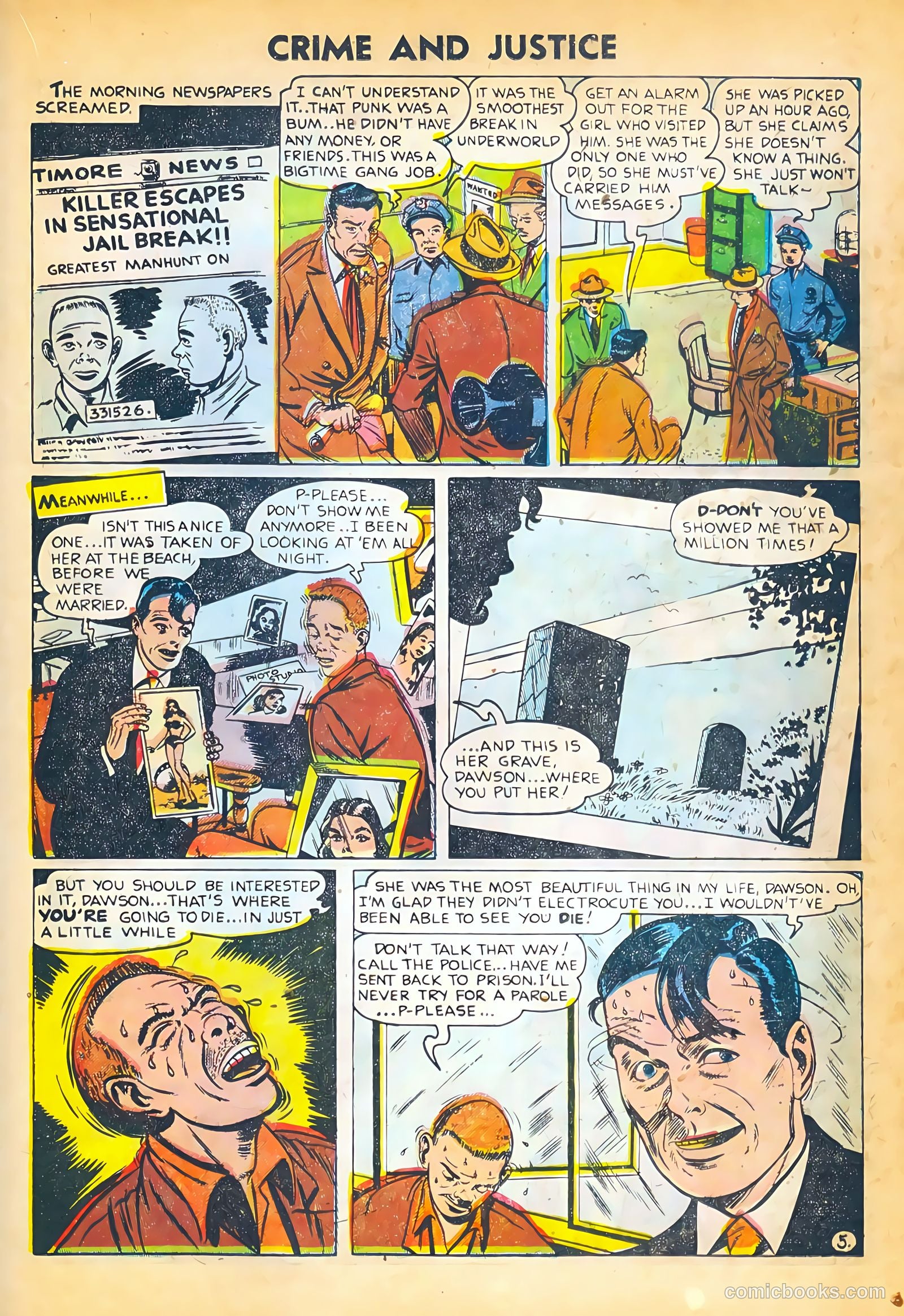 Crime and Justice #4 (1951) — page 21 of 36