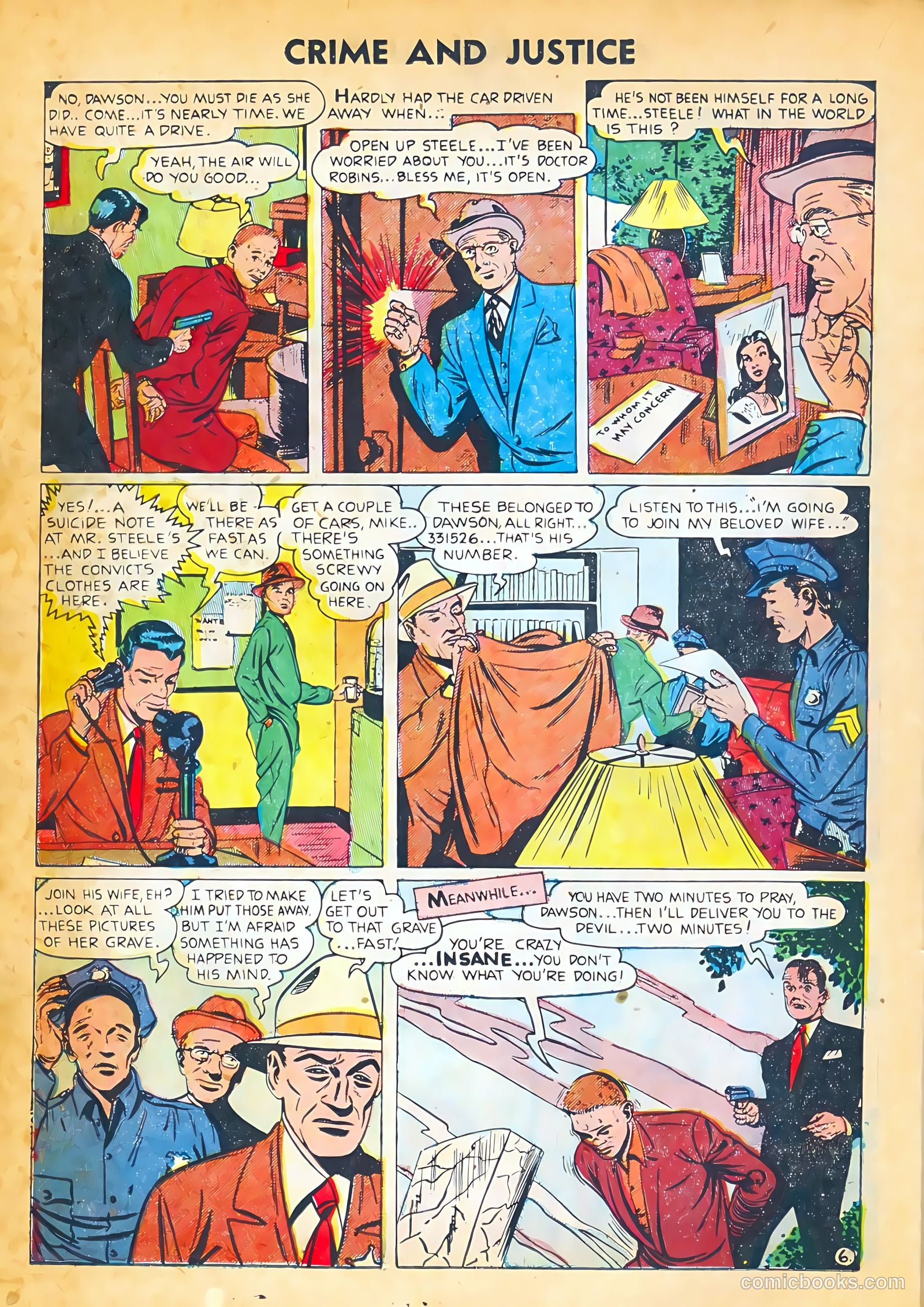 Crime and Justice #4 (1951) — page 22 of 36