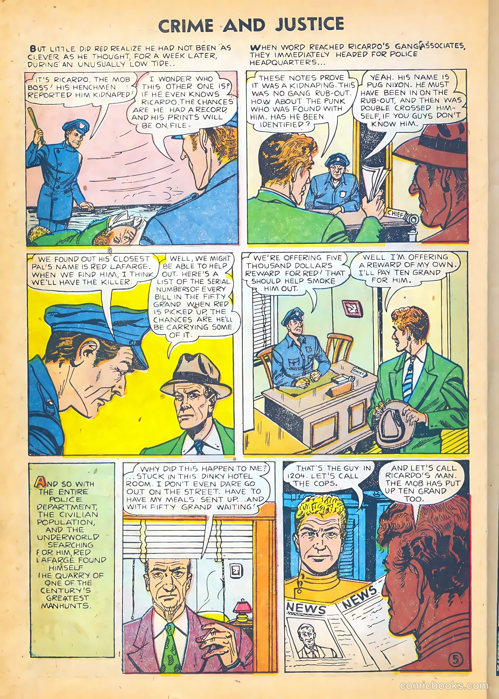 Crime and Justice #4 (1951) — page 28 of 36
