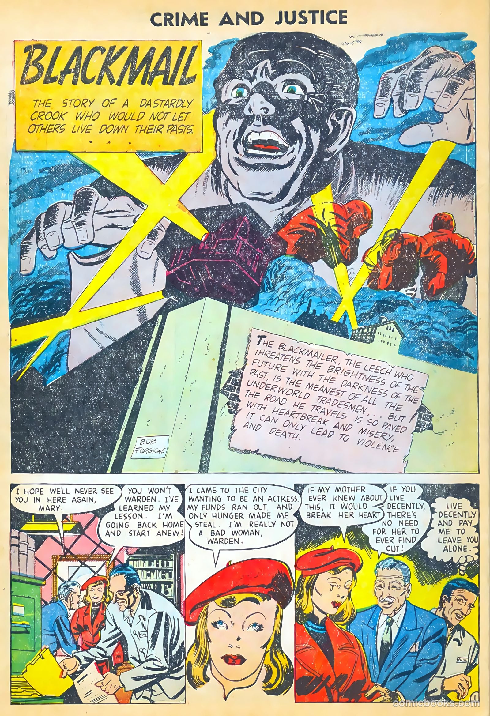 Crime and Justice #4 (1951) — page 30 of 36