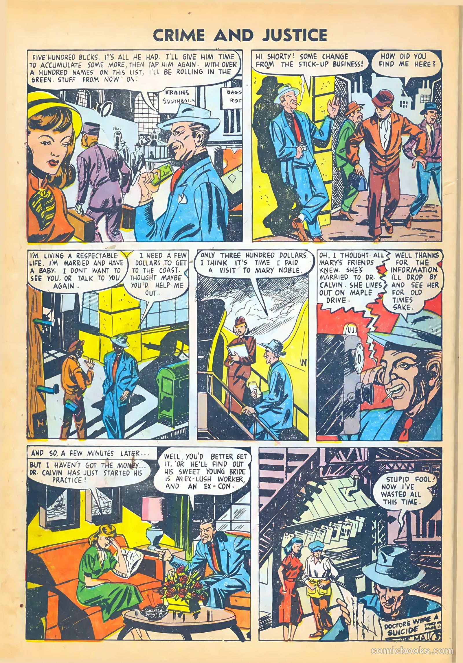 Crime and Justice #4 (1951) — page 32 of 36