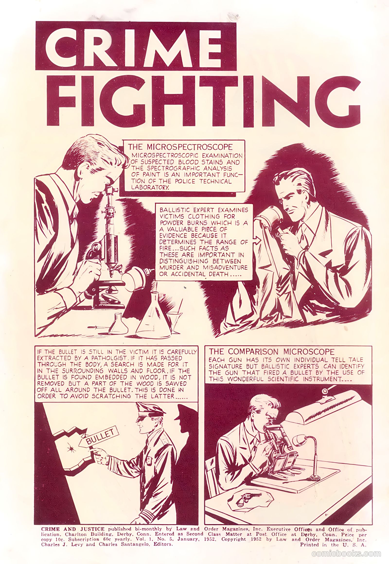Crime and Justice #5 (1952) — page 2 of 36
