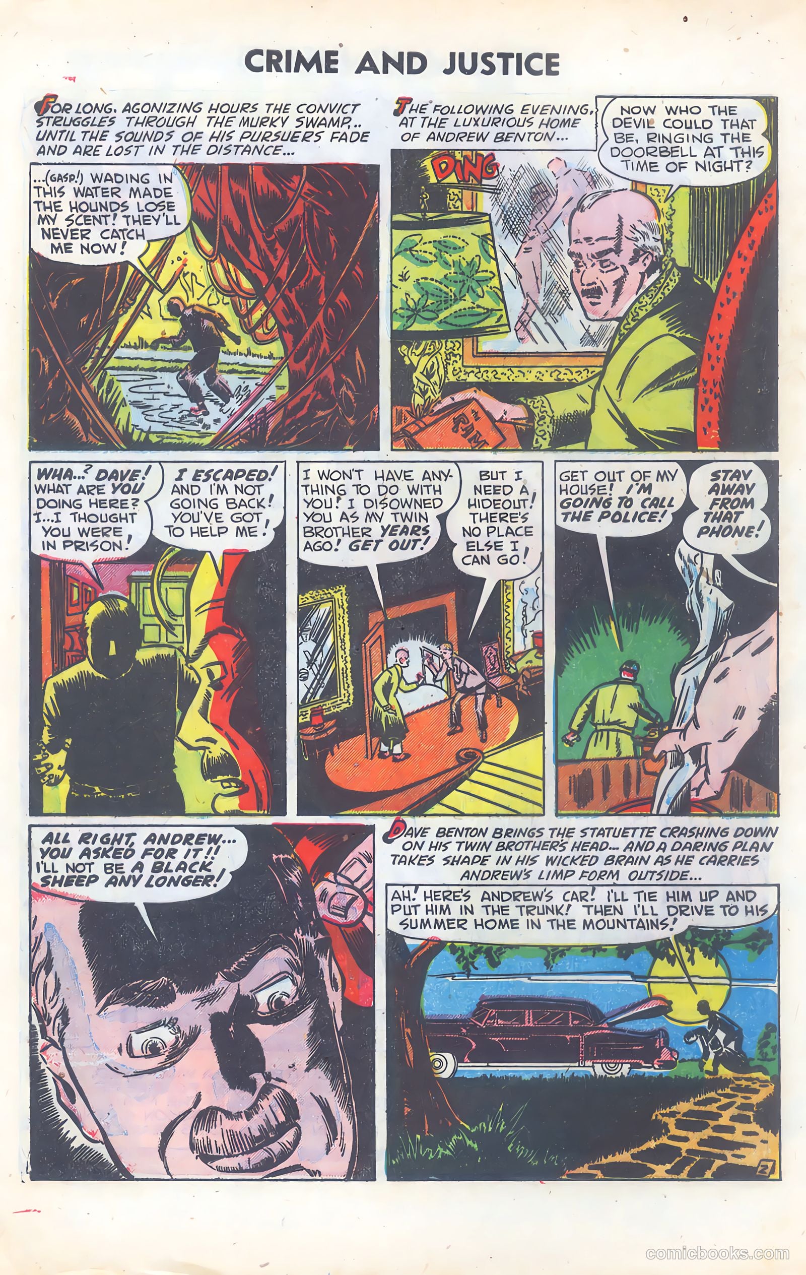 Crime and Justice #5 (1952) — page 4 of 36