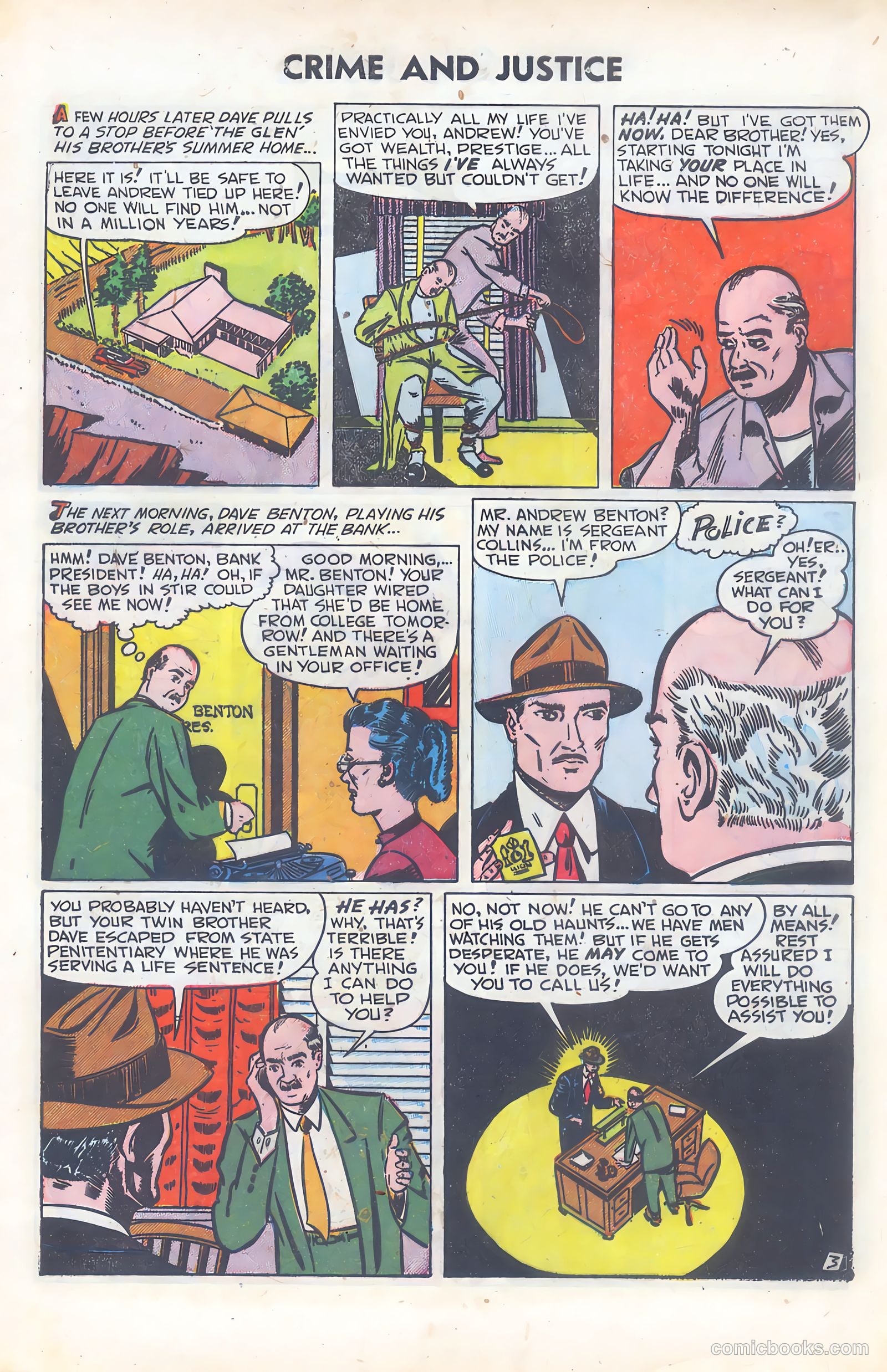 Crime and Justice #5 (1952) — page 5 of 36