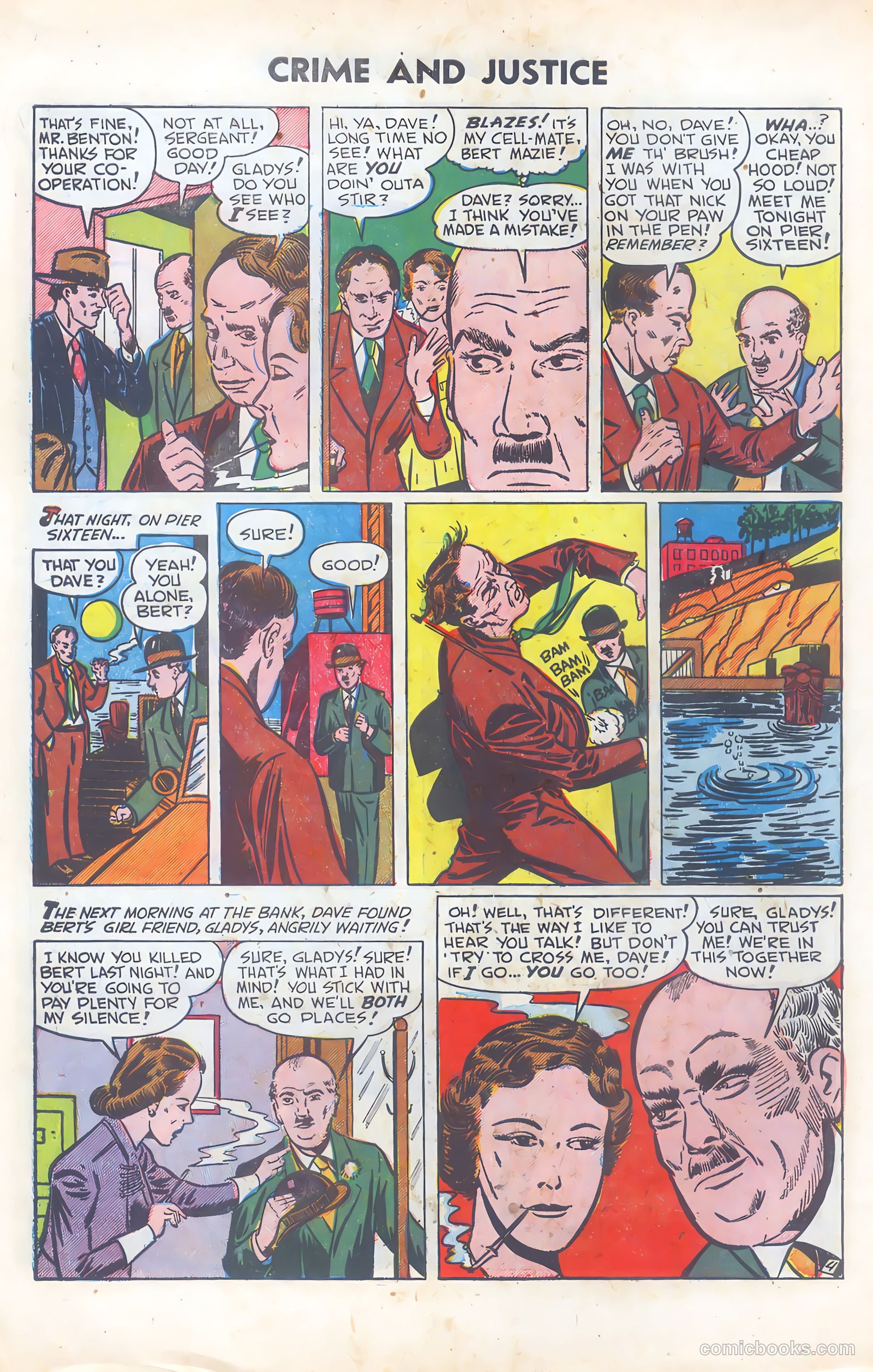 Crime and Justice #5 (1952) — page 6 of 36
