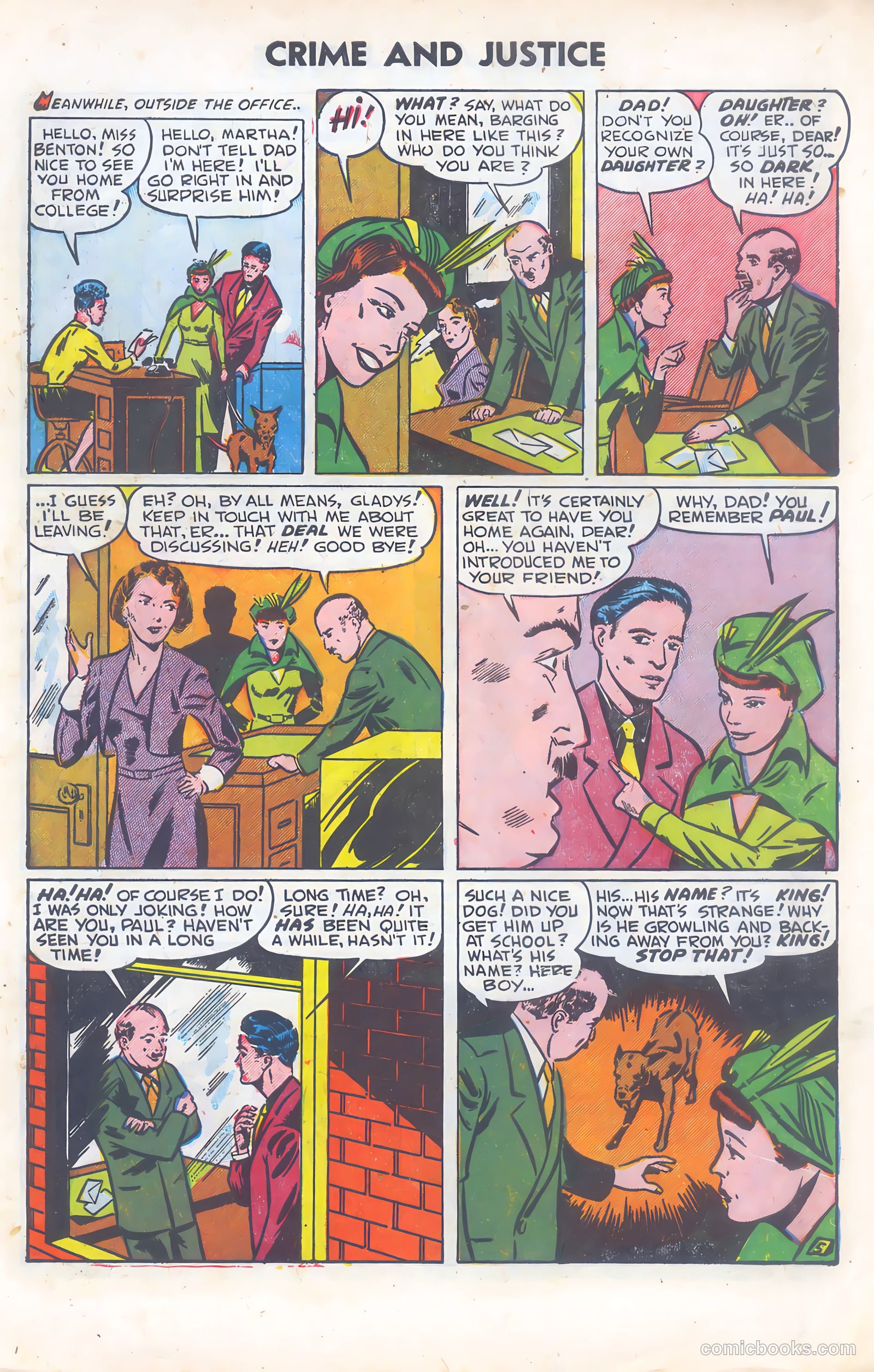 Crime and Justice #5 (1952) — page 7 of 36