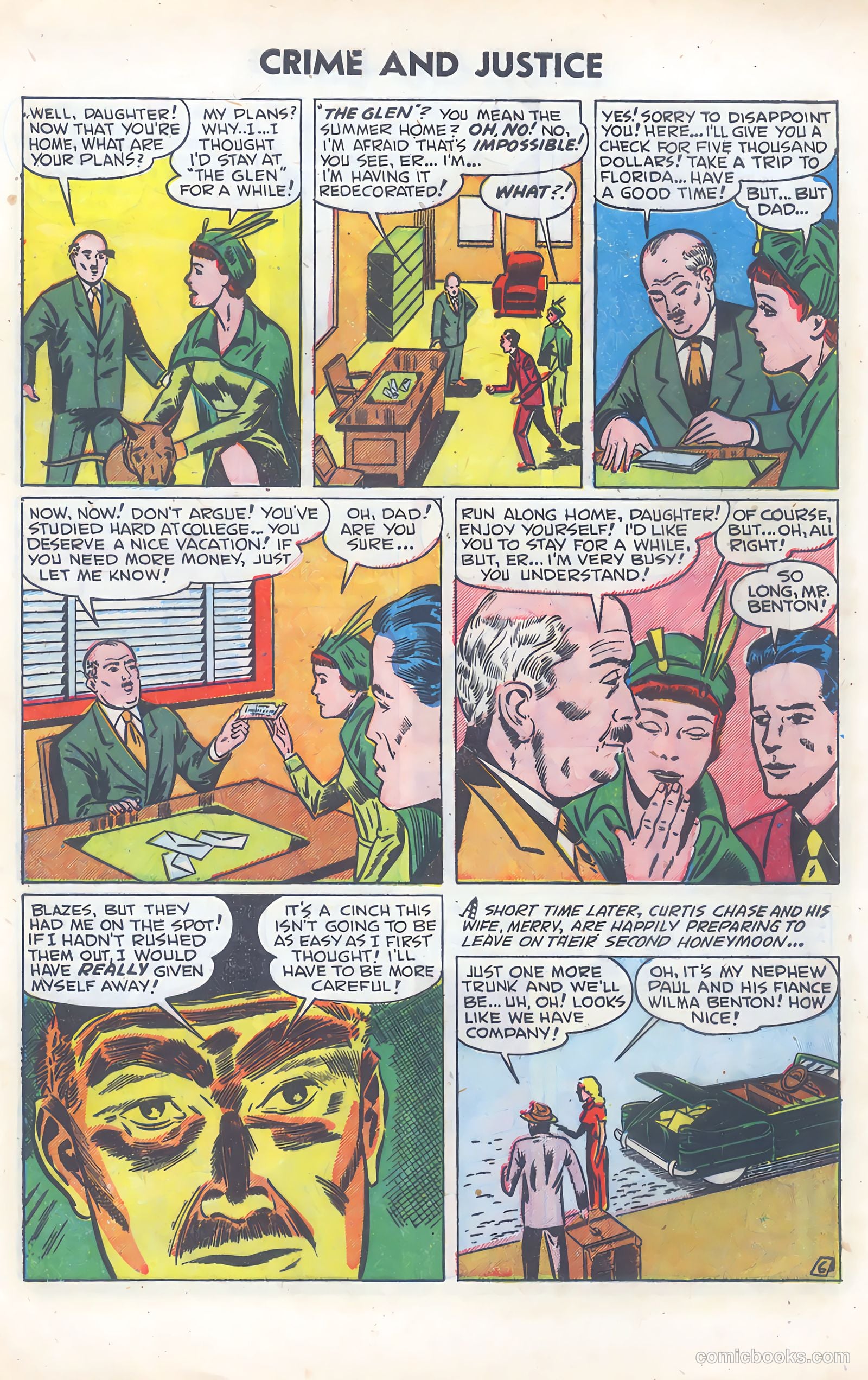 Crime and Justice #5 (1952) — page 8 of 36