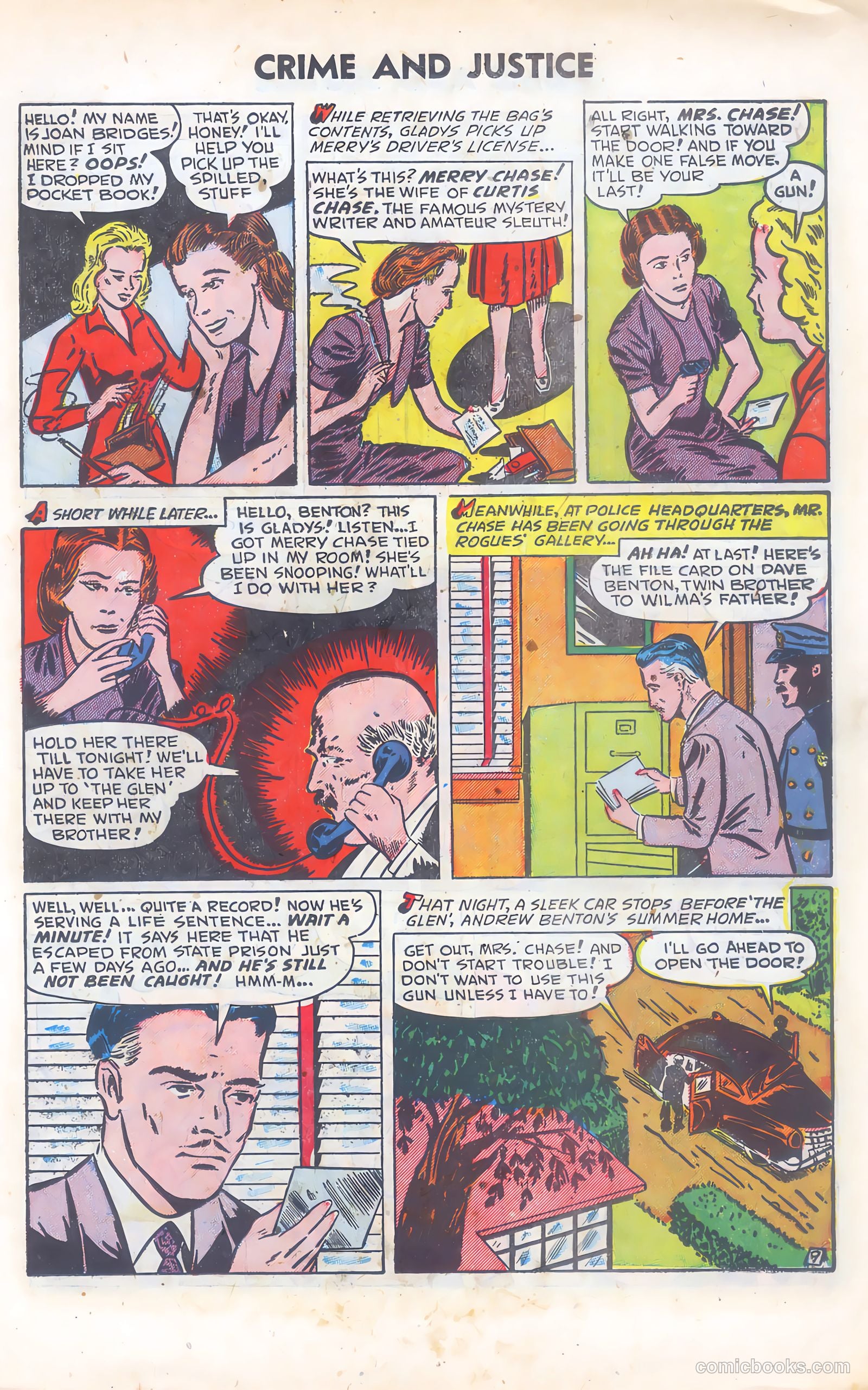 Crime and Justice #5 (1952) — page 11 of 36