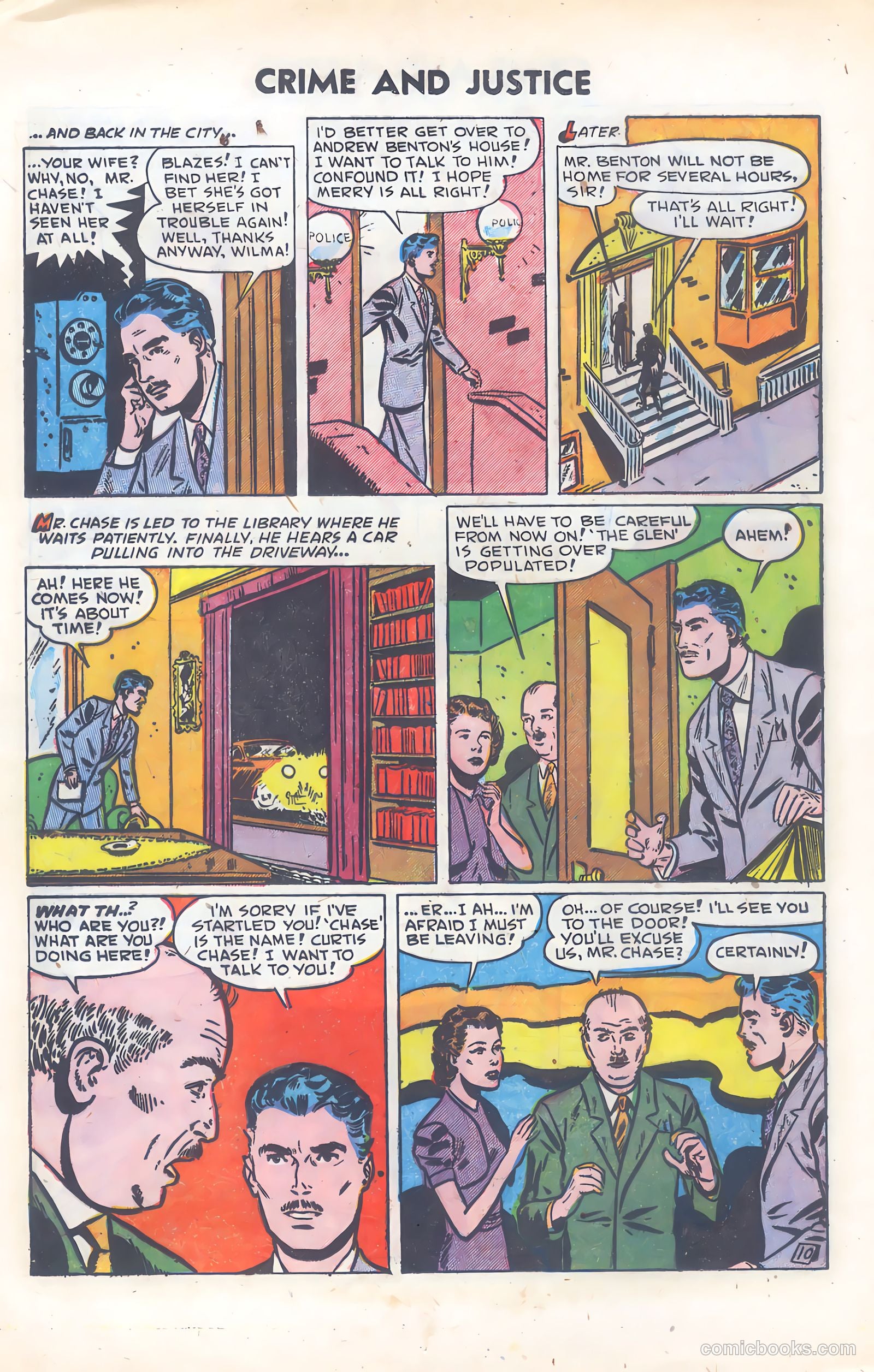 Crime and Justice #5 (1952) — page 12 of 36