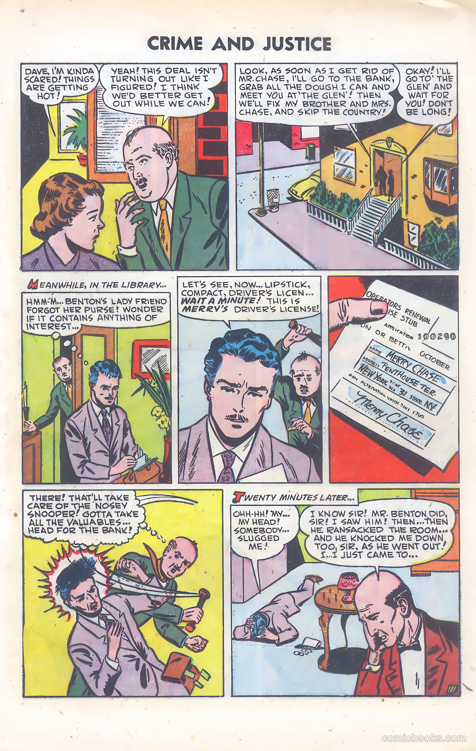 Crime and Justice #5 (1952) — page 13 of 36