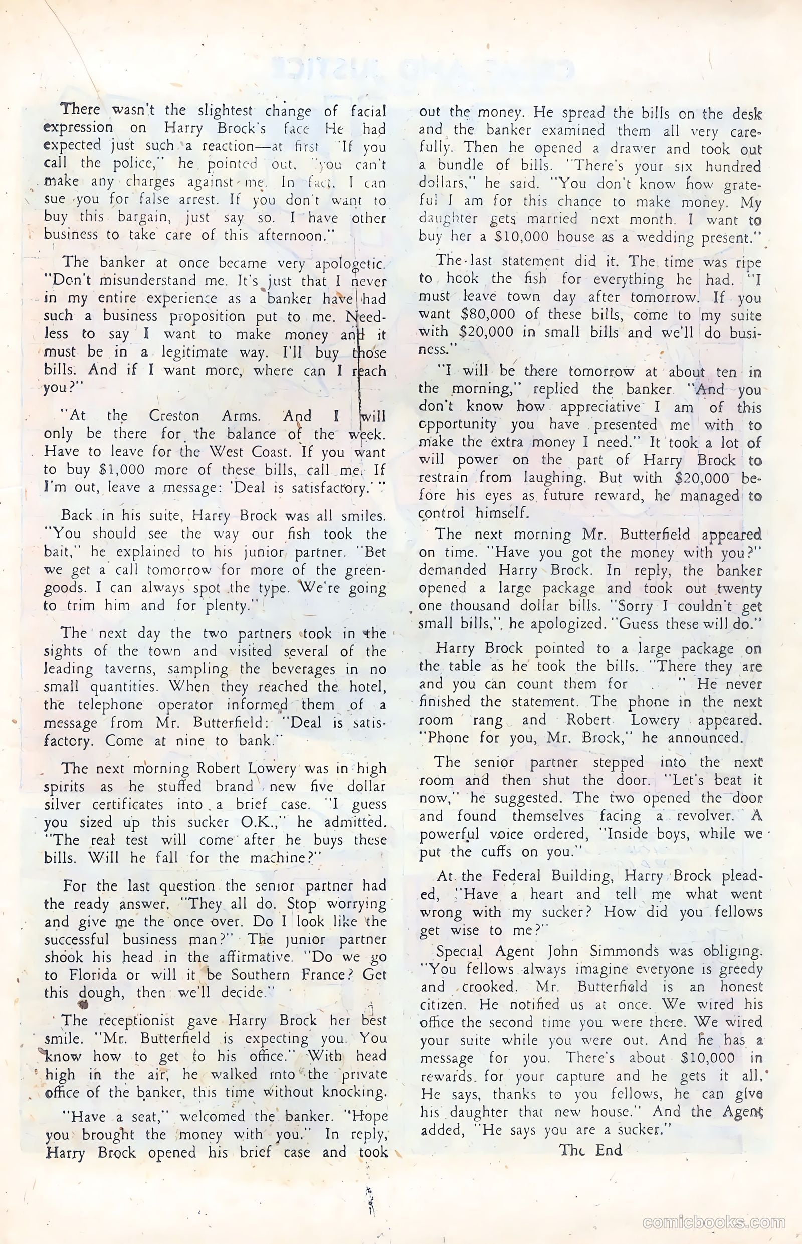 Crime and Justice #5 (1952) — page 19 of 36