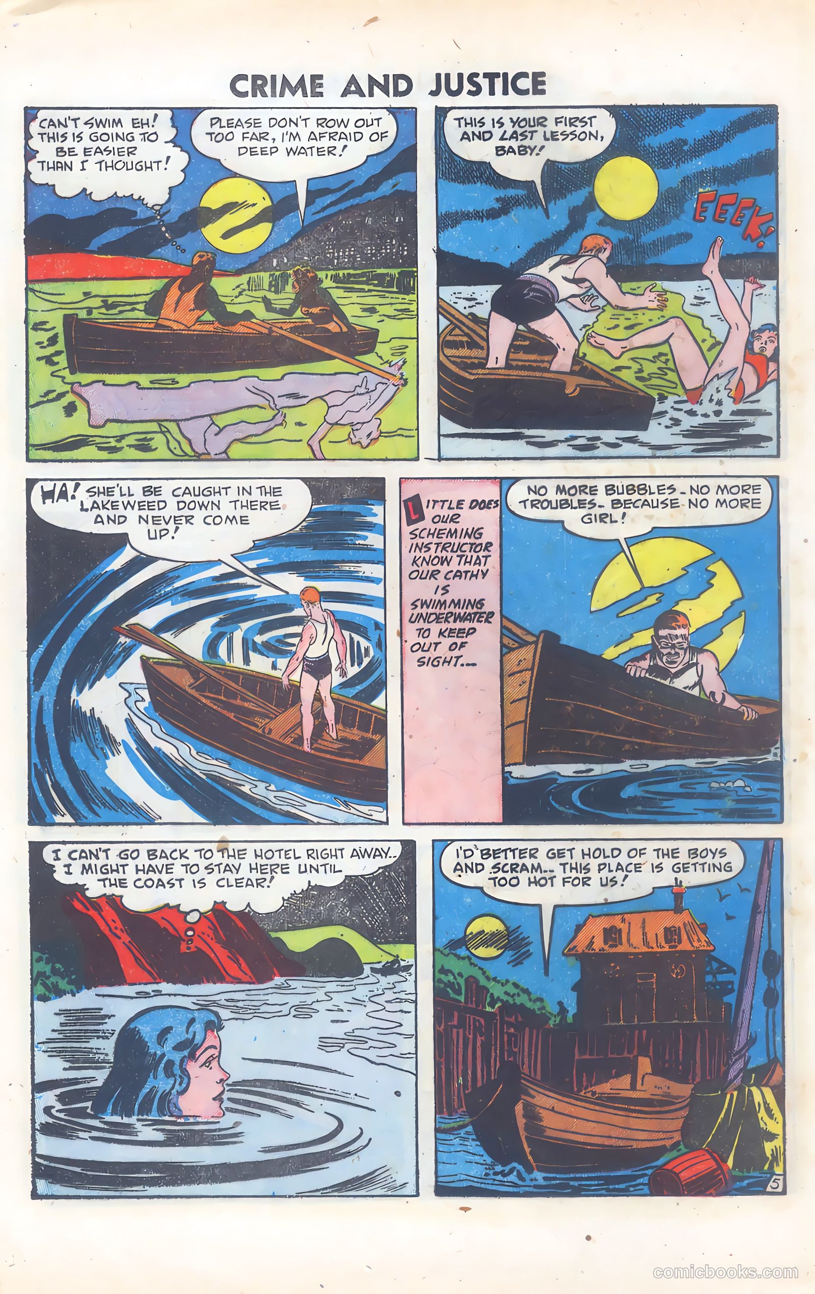 Crime and Justice #5 (1952) — page 24 of 36