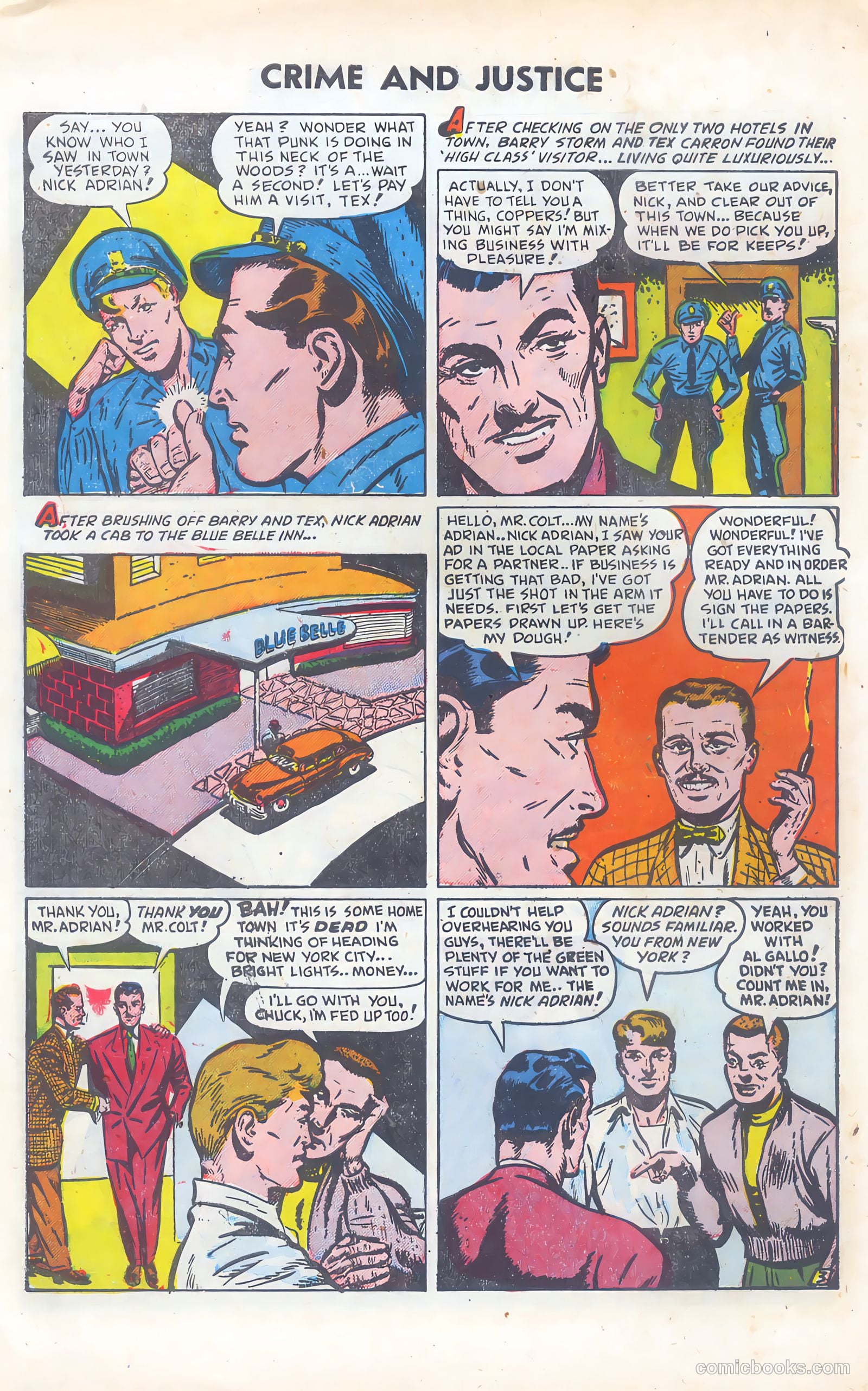 Crime and Justice #5 (1952) — page 30 of 36