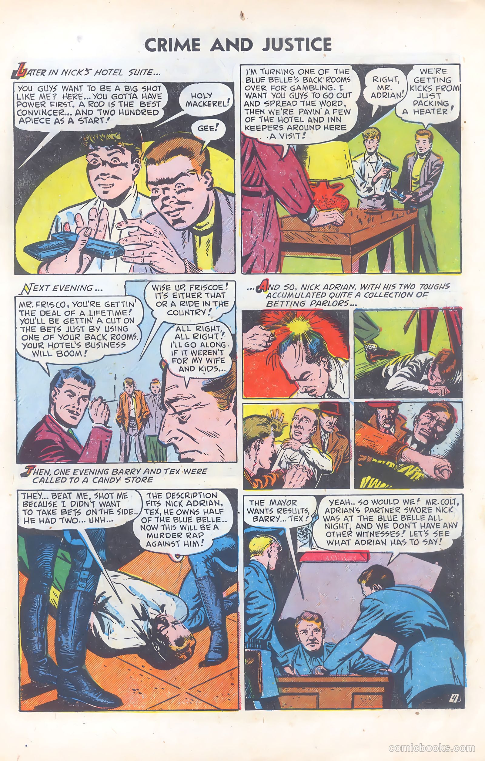 Crime and Justice #5 (1952) — page 31 of 36