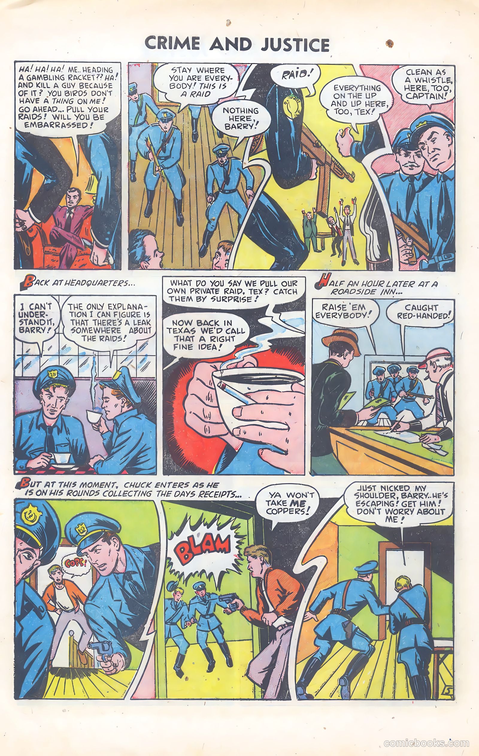 Crime and Justice #5 (1952) — page 32 of 36