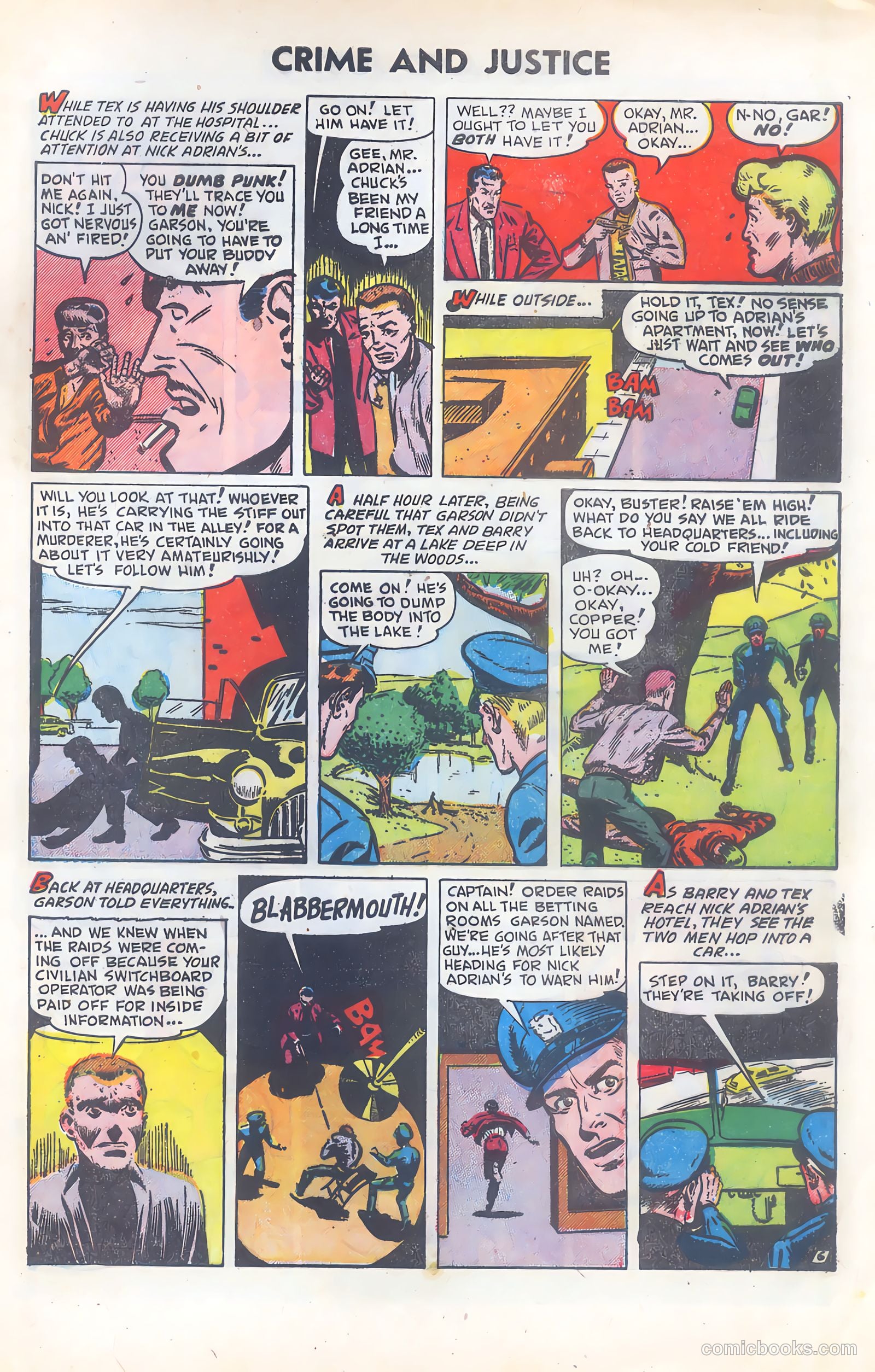 Crime and Justice #5 (1952) — page 33 of 36