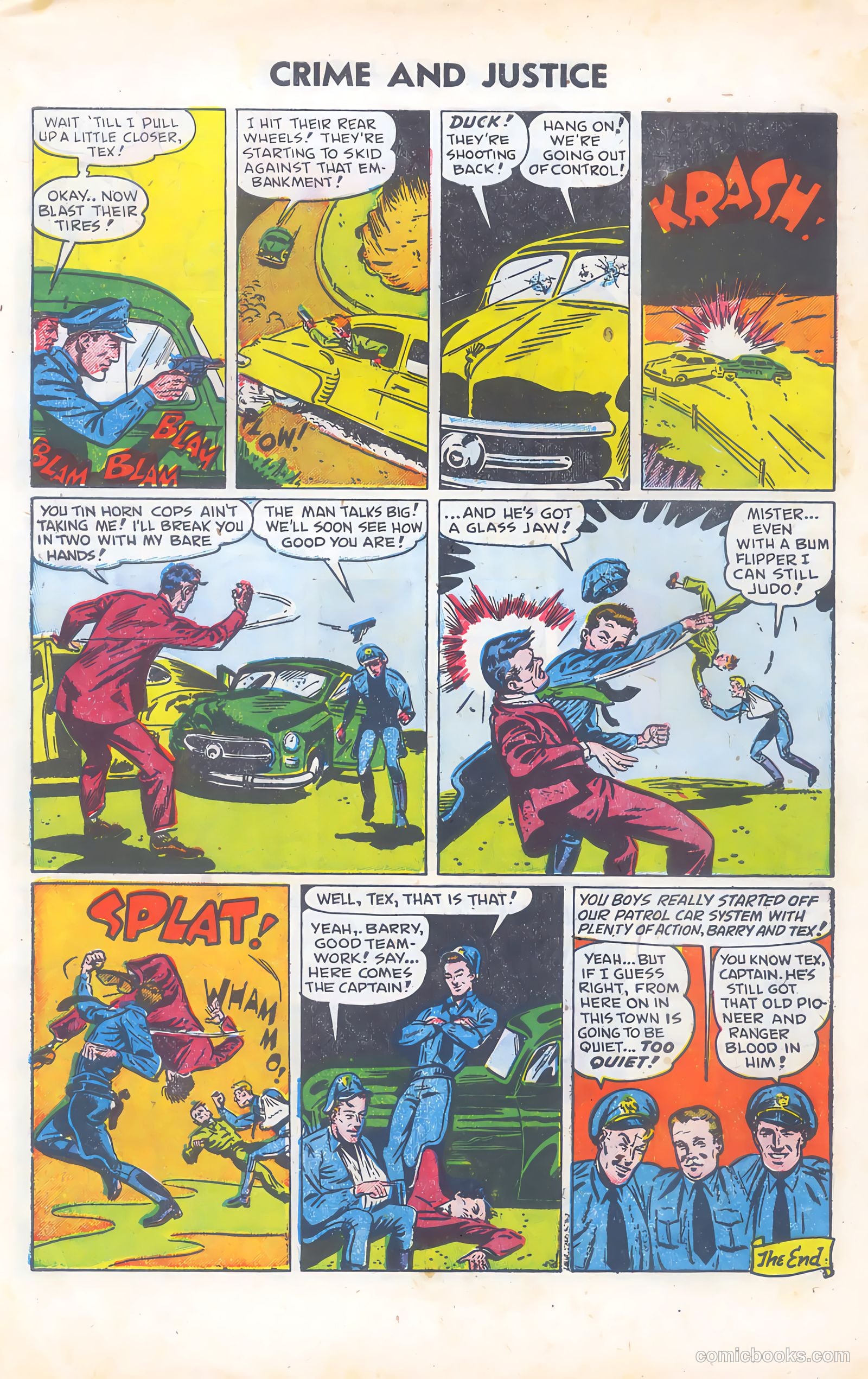 Crime and Justice #5 (1952) — page 34 of 36