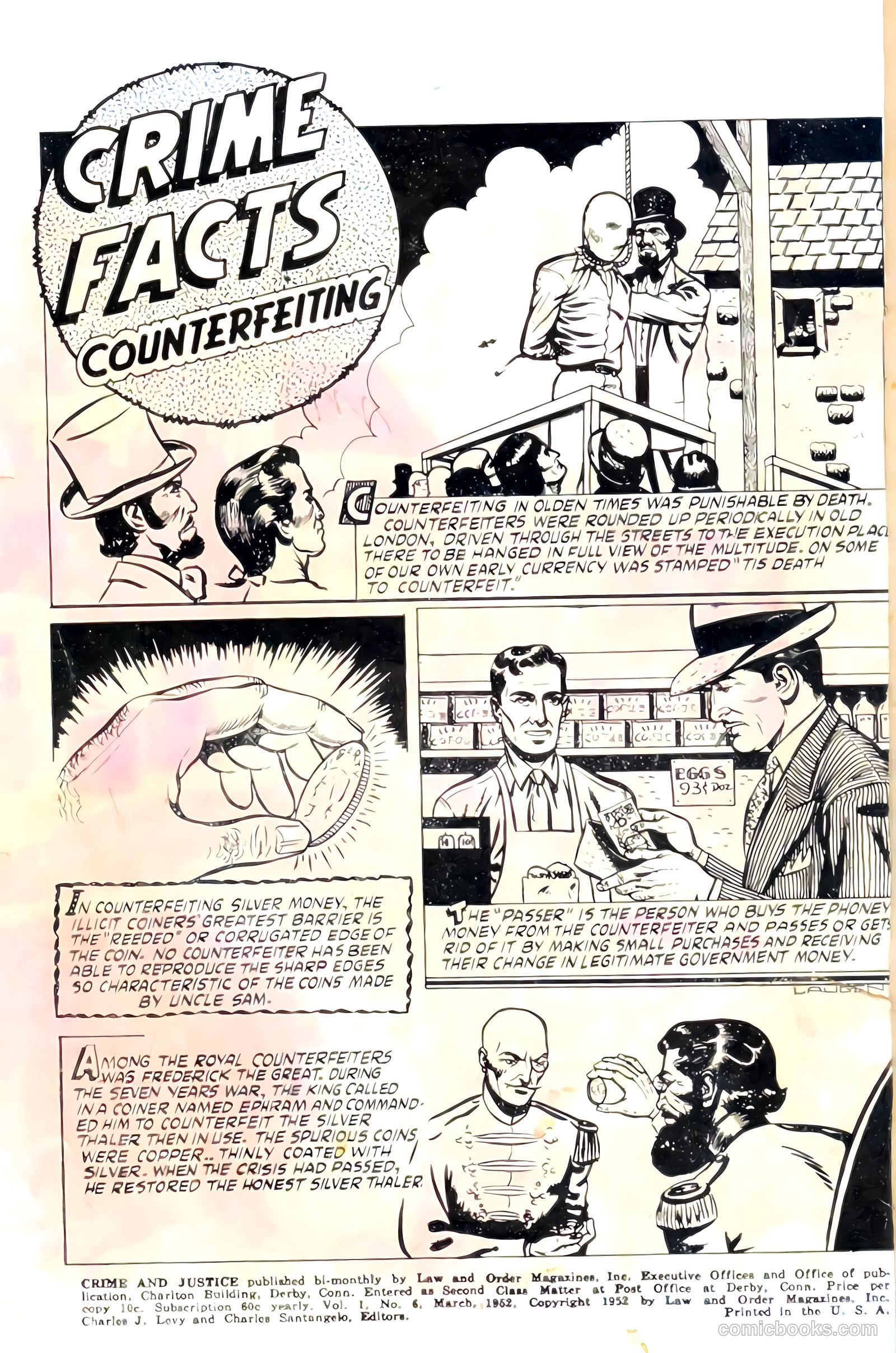 Crime and Justice #6 (1952) — page 2 of 36