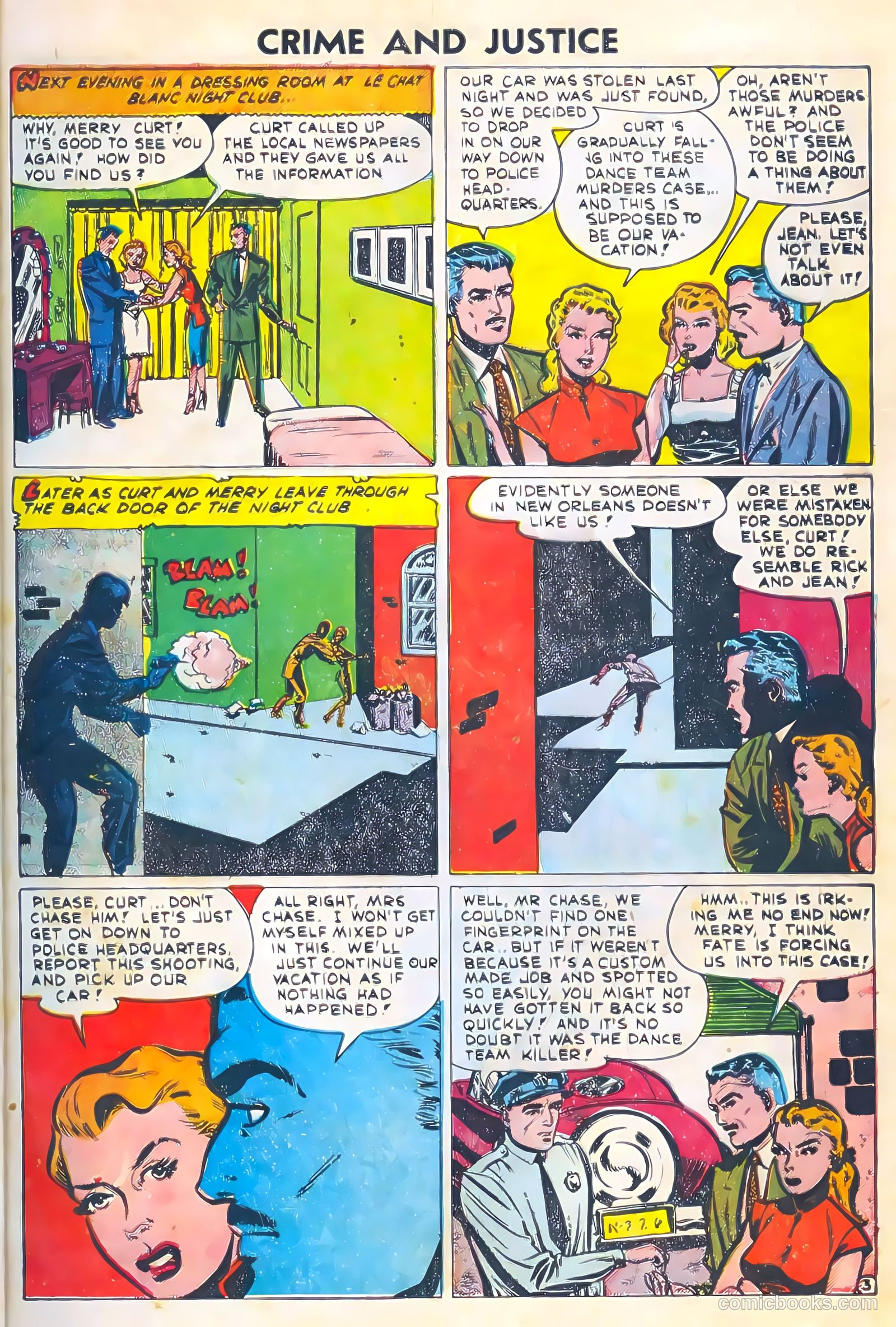 Crime and Justice #6 (1952) — page 5 of 36