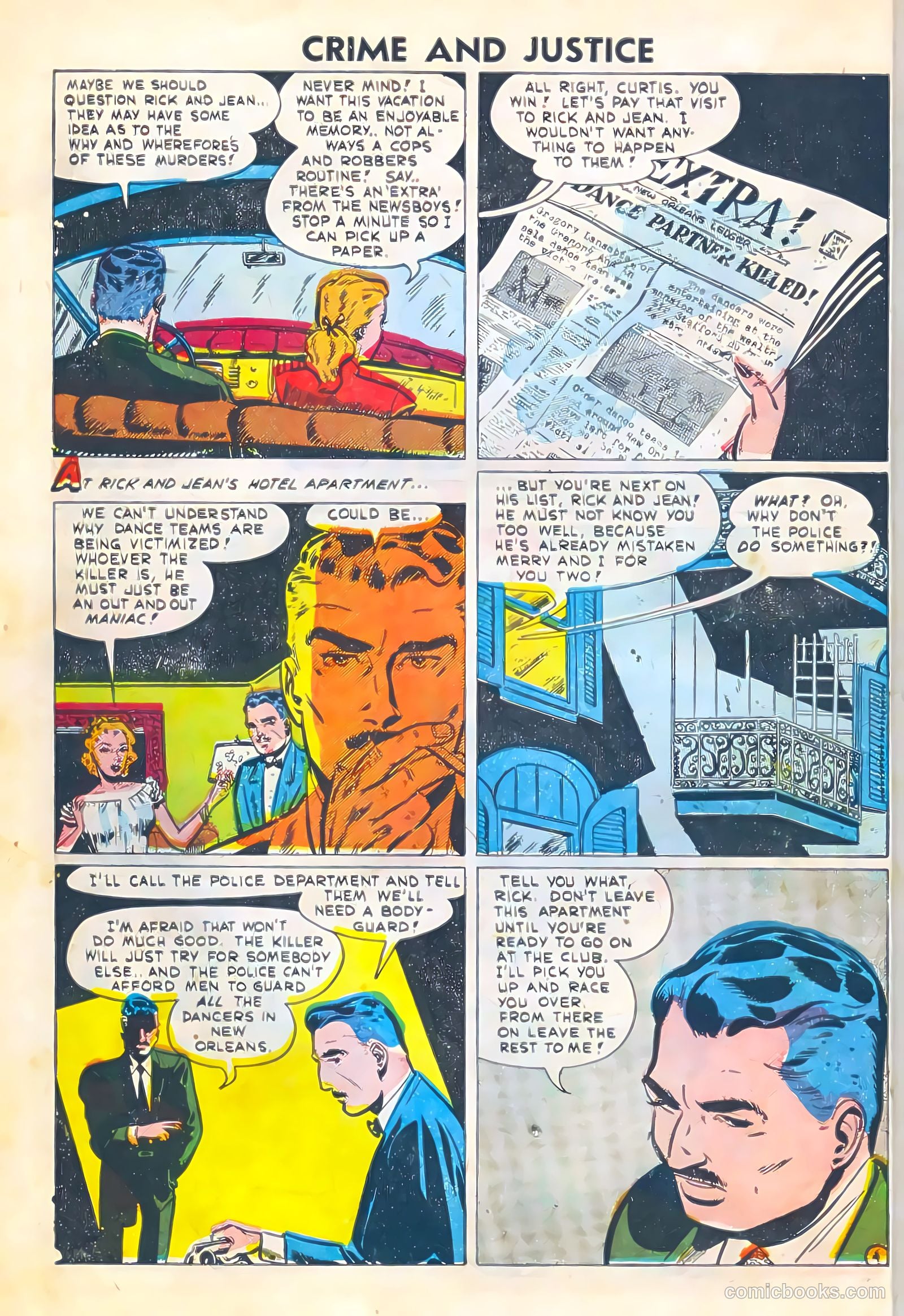 Crime and Justice #6 (1952) — page 6 of 36