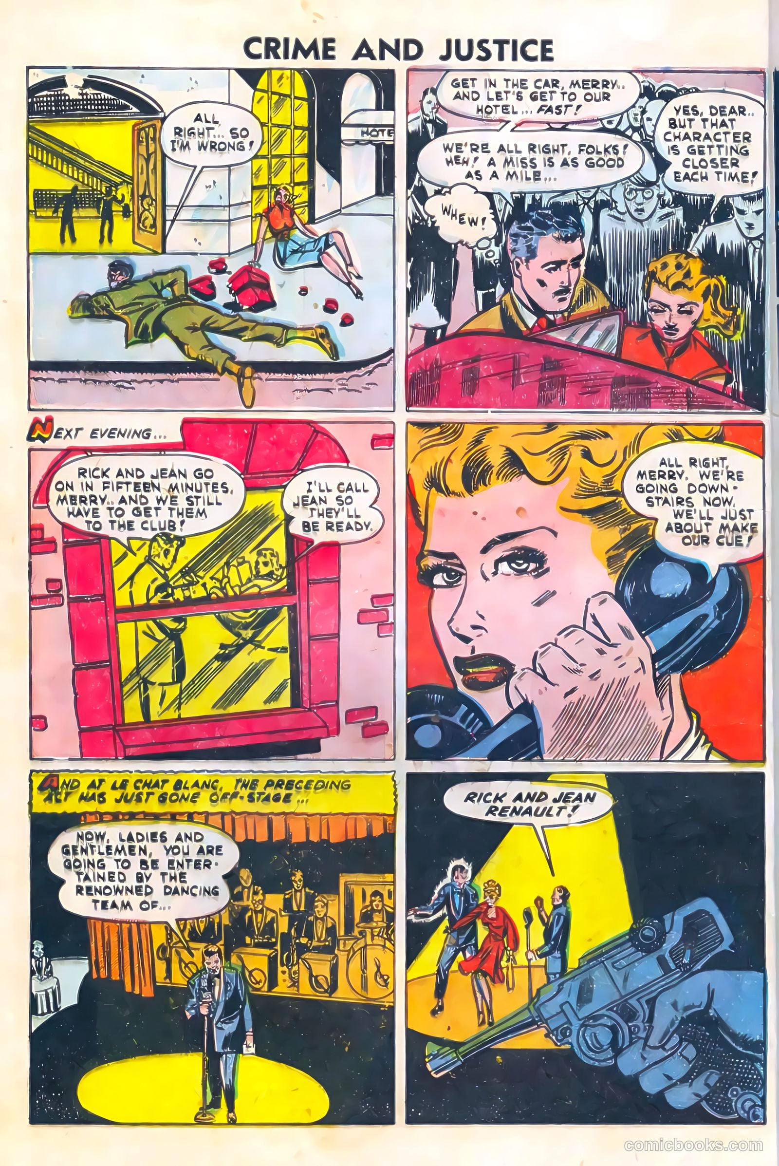 Crime and Justice #6 (1952) — page 8 of 36