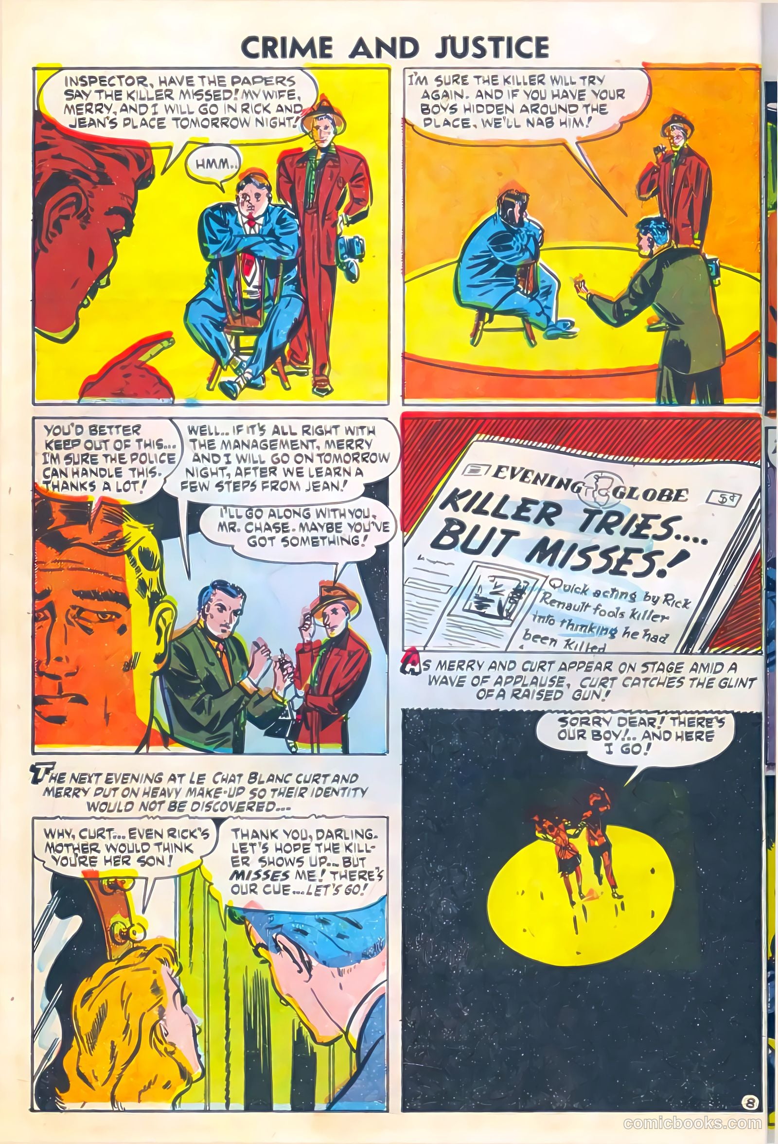 Crime and Justice #6 (1952) — page 10 of 36