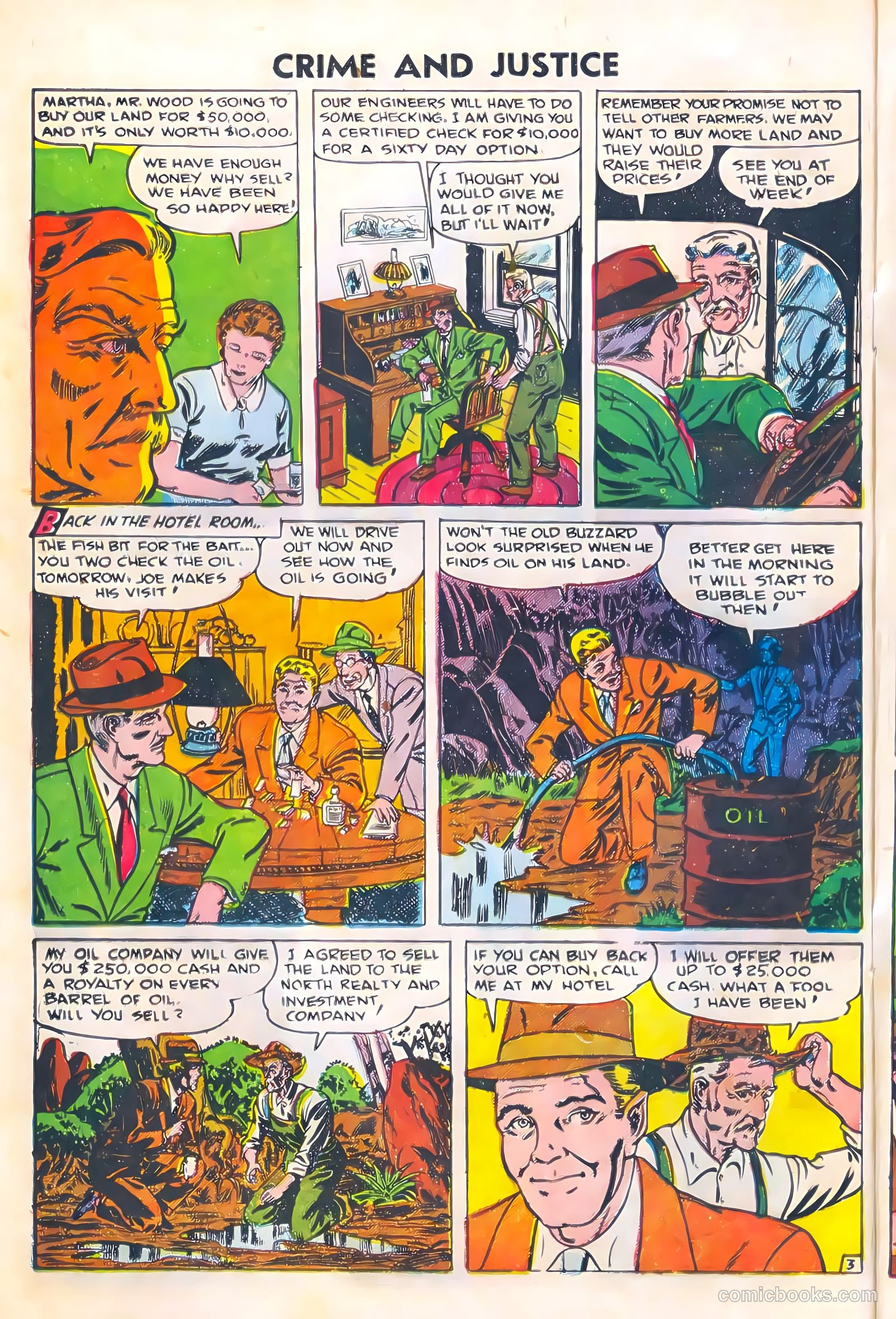 Crime and Justice #6 (1952) — page 16 of 36