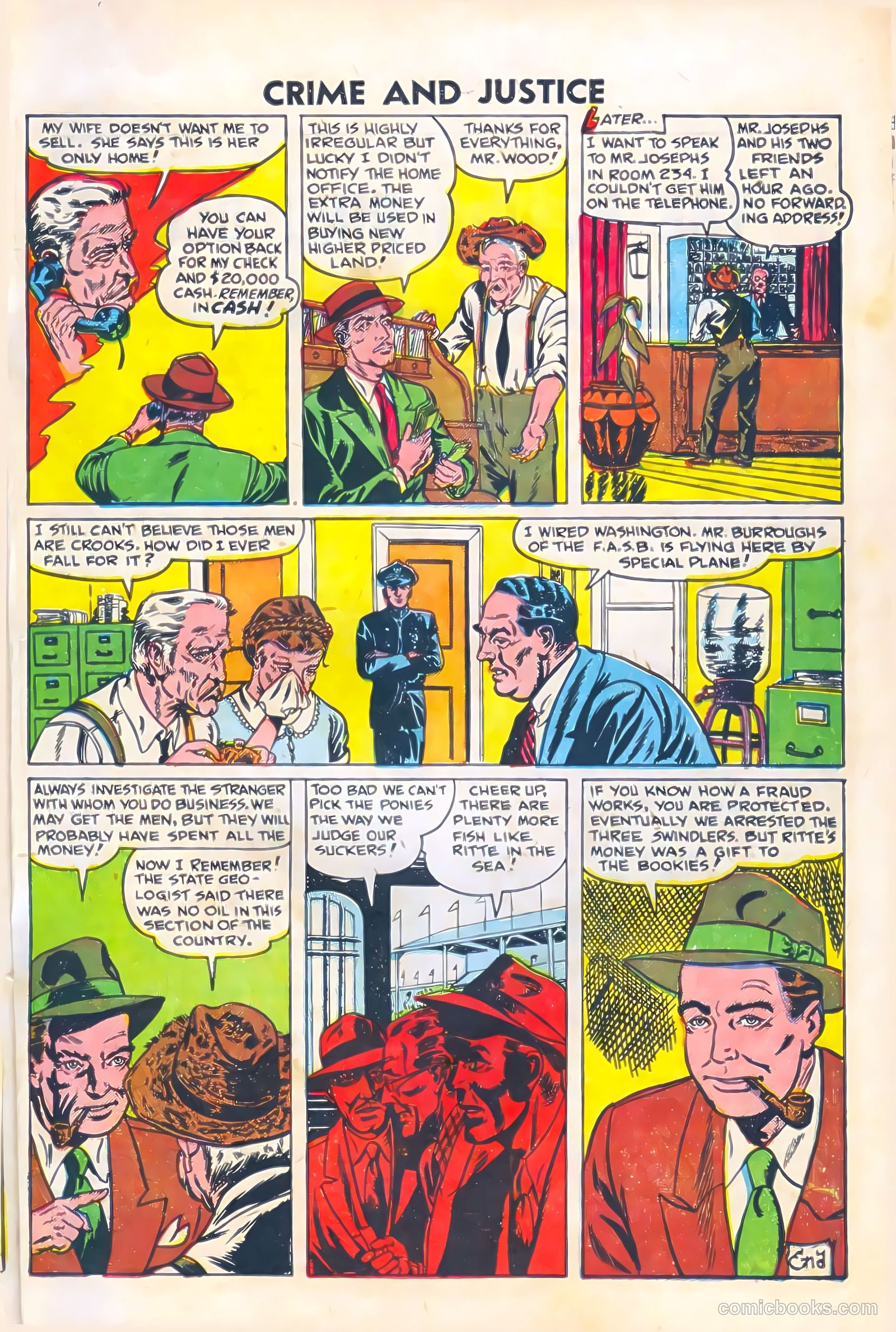 Crime and Justice #6 (1952) — page 17 of 36