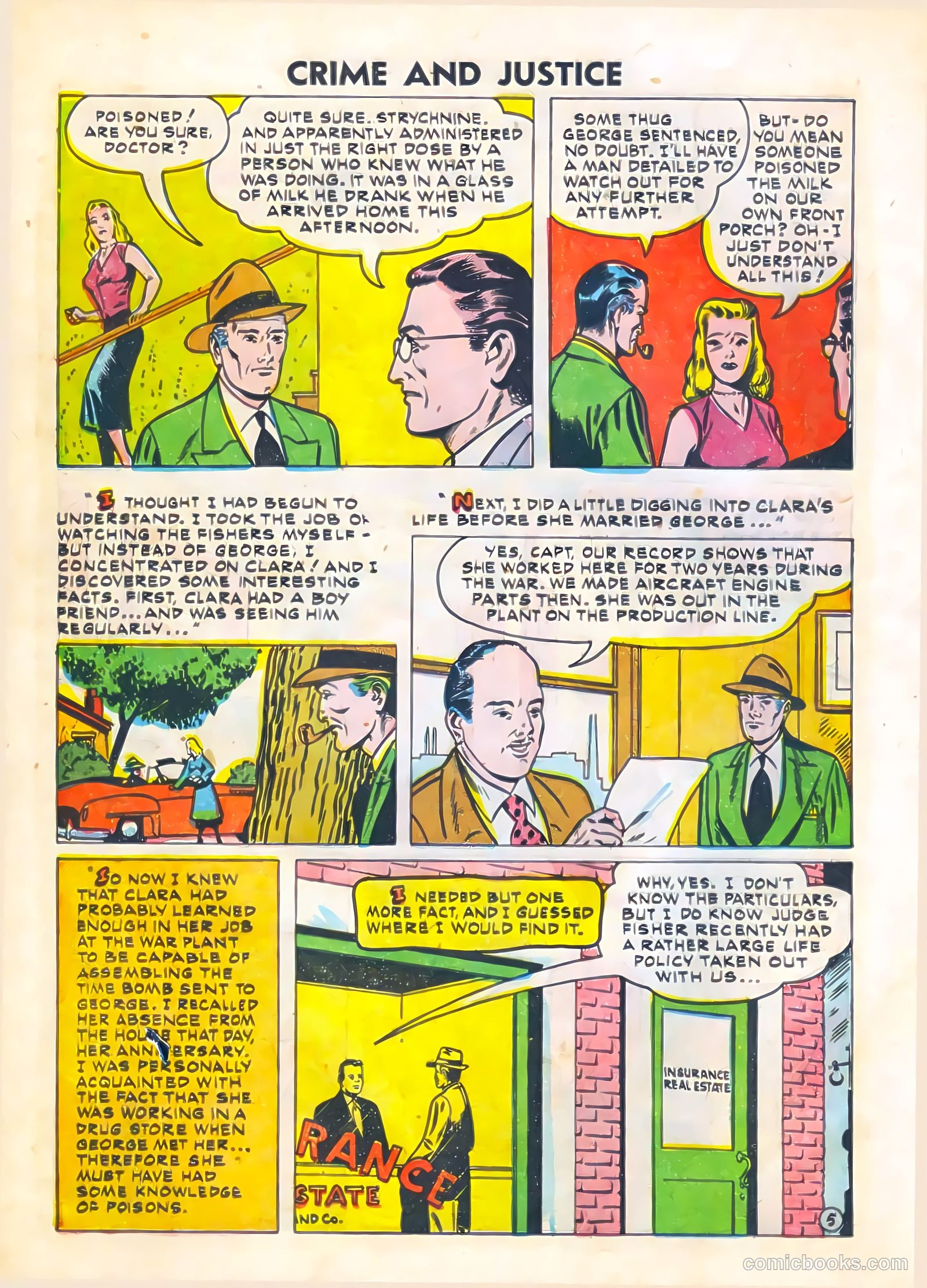 Crime and Justice #6 (1952) — page 24 of 36