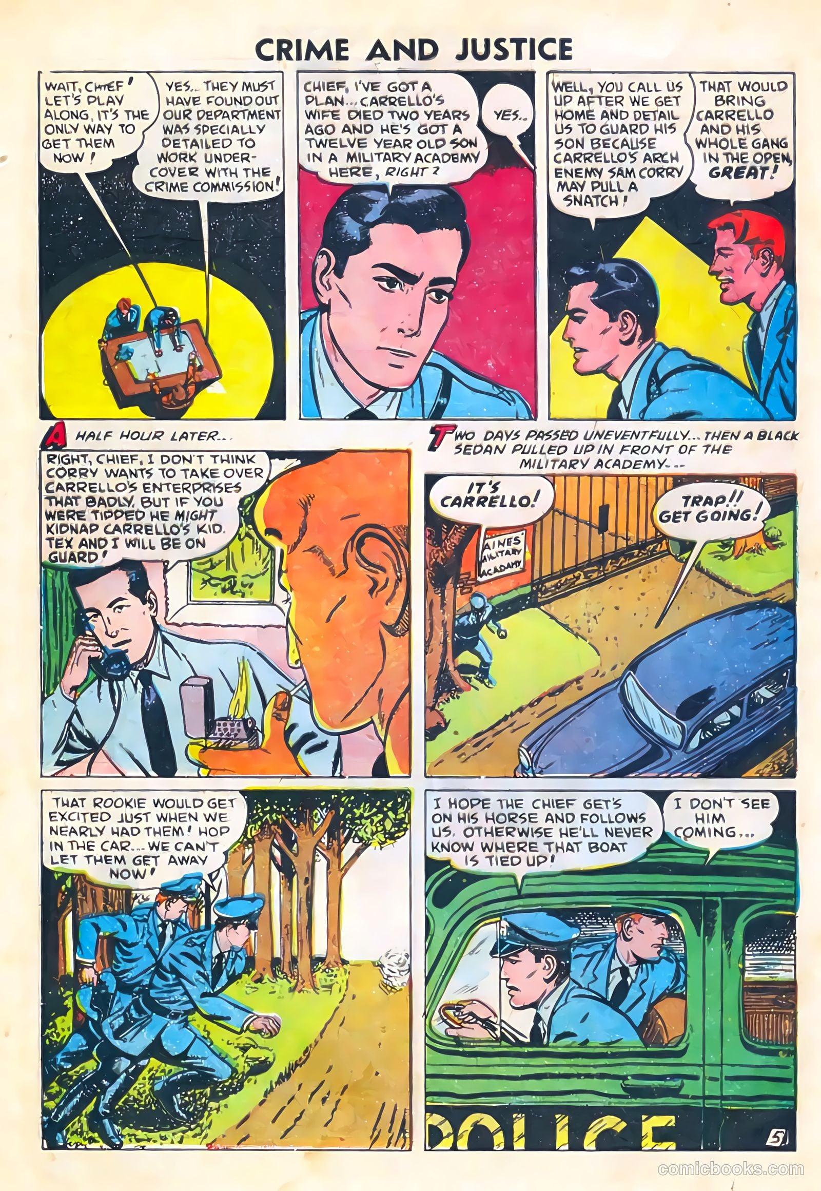 Crime and Justice #6 (1952) — page 32 of 36