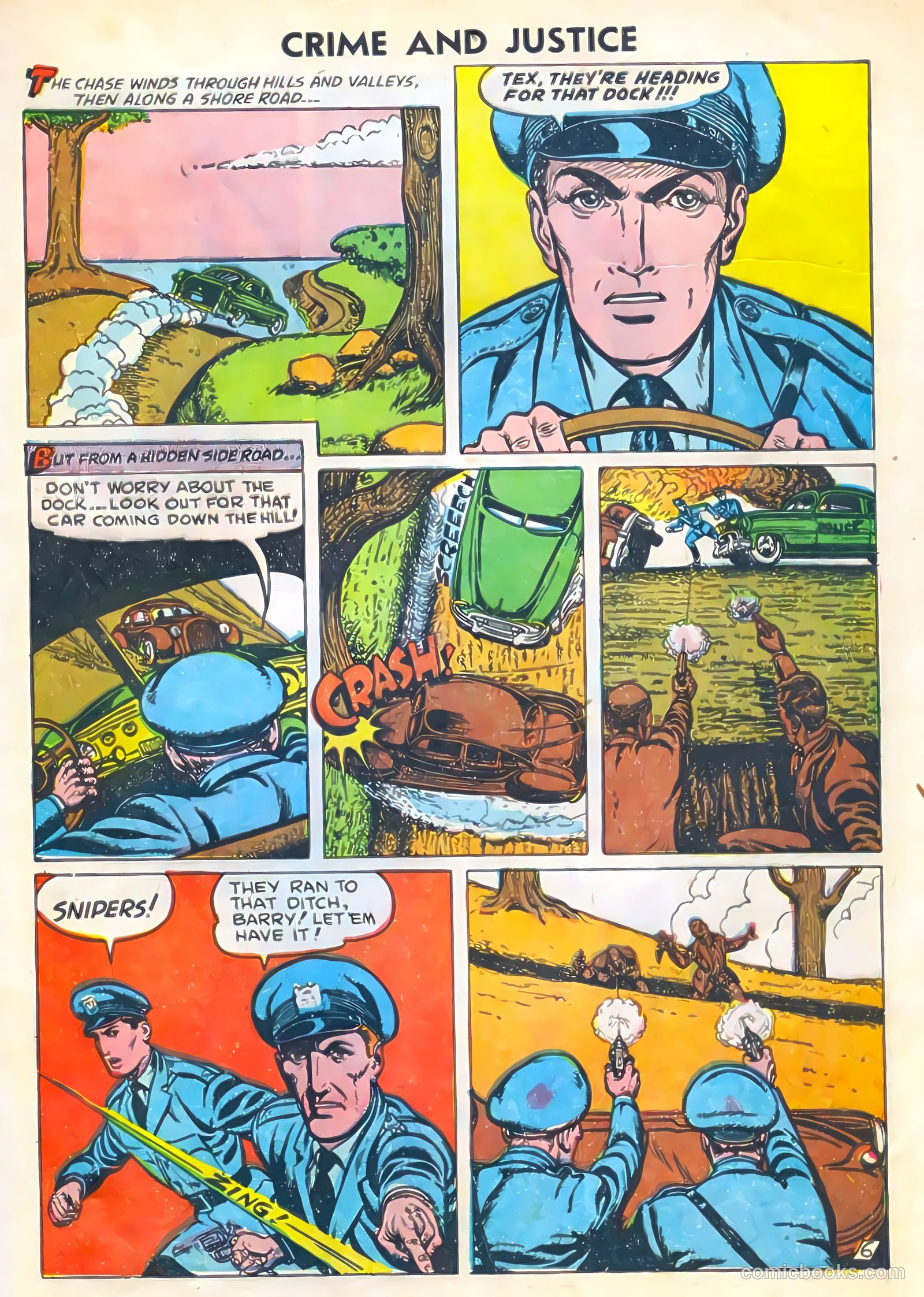 Crime and Justice #6 (1952) — page 33 of 36