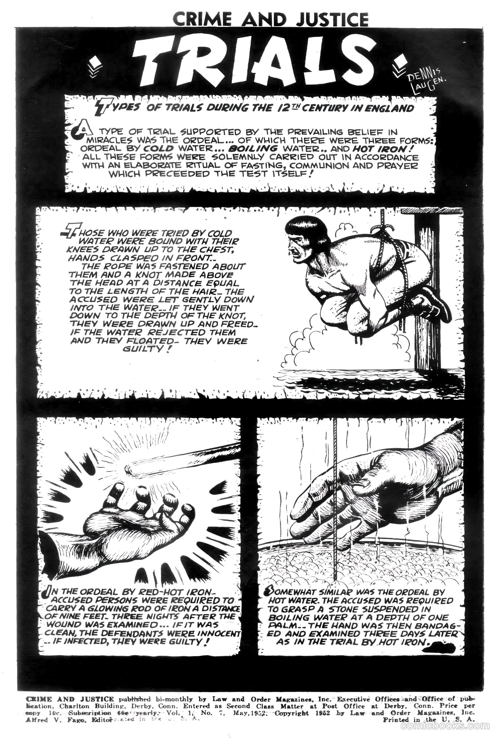 Crime and Justice #7 (1952) — page 2 of 36