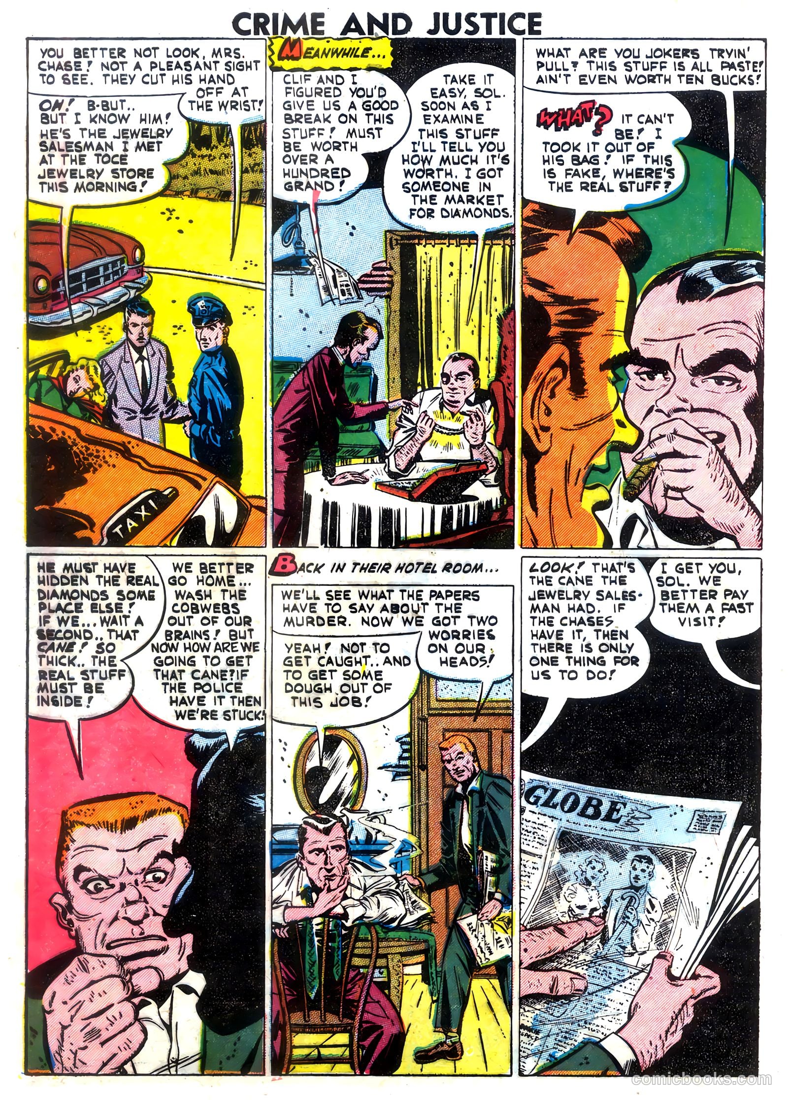 Crime and Justice #7 (1952) — page 8 of 36