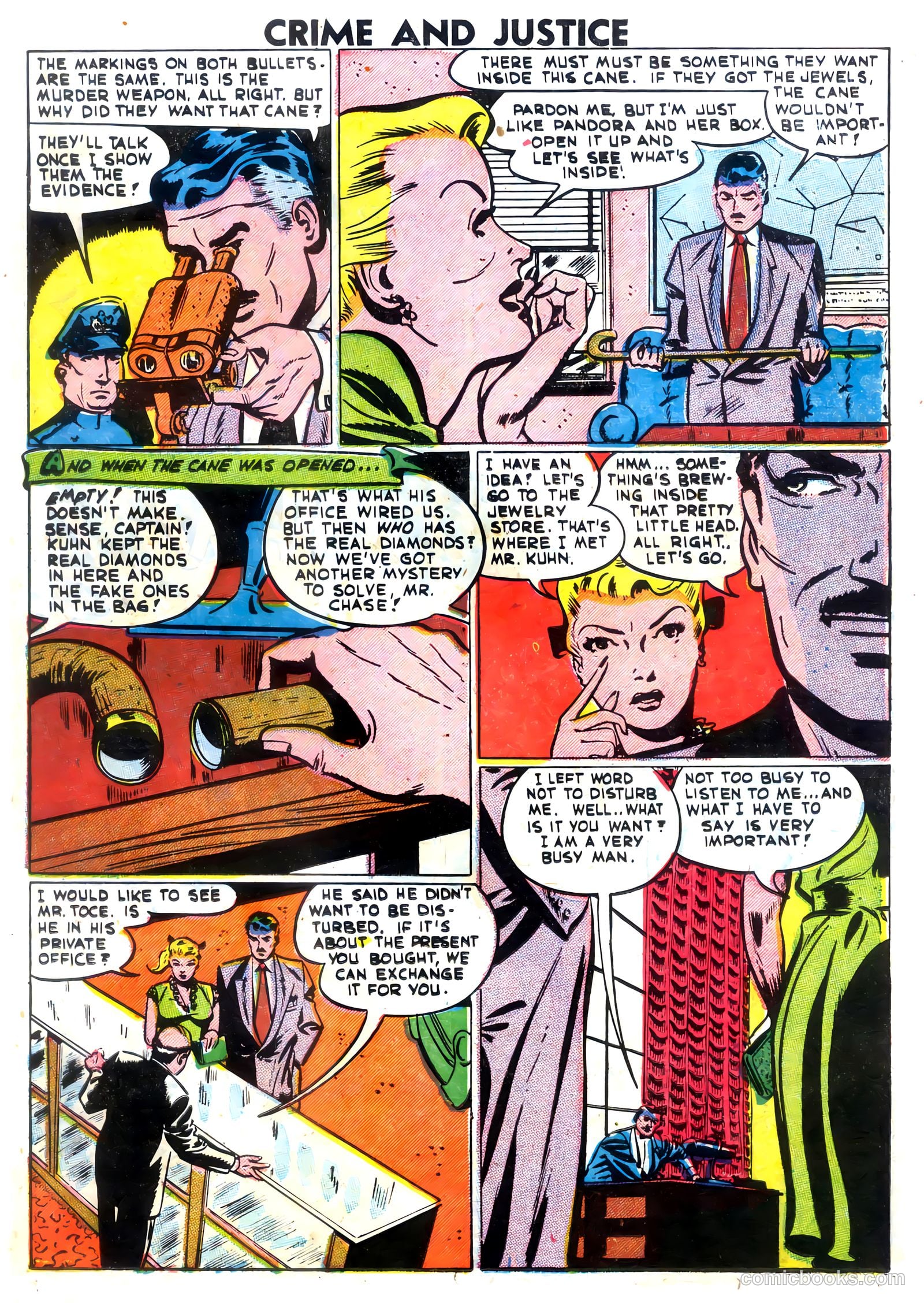 Crime and Justice #7 (1952) — page 11 of 36