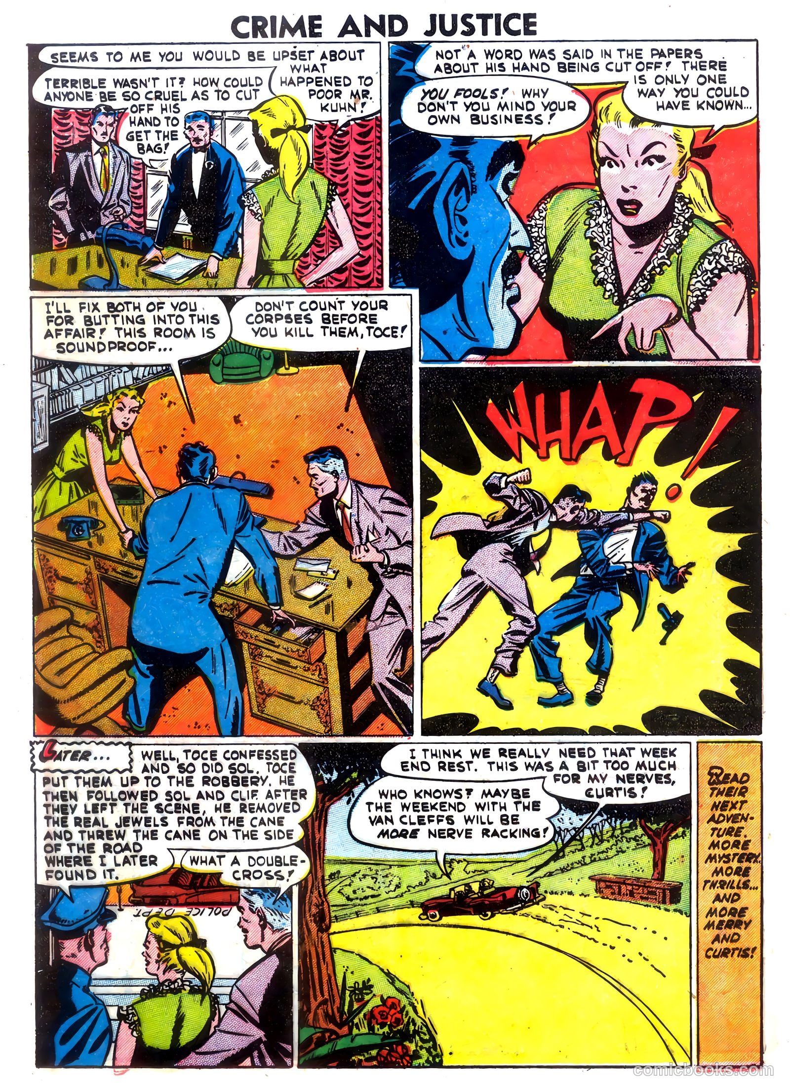 Crime and Justice #7 (1952) — page 12 of 36