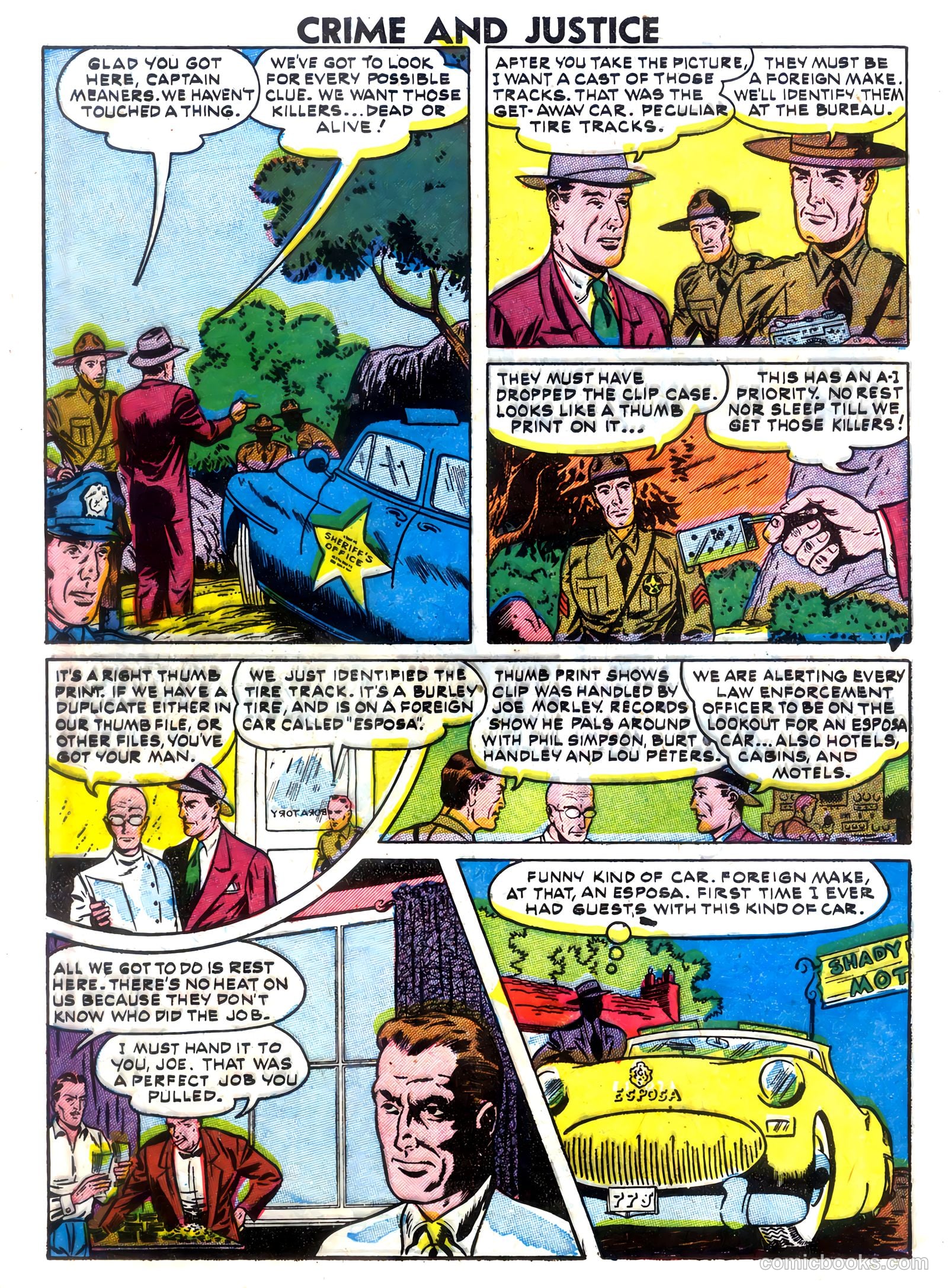 Crime and Justice #7 (1952) — page 16 of 36