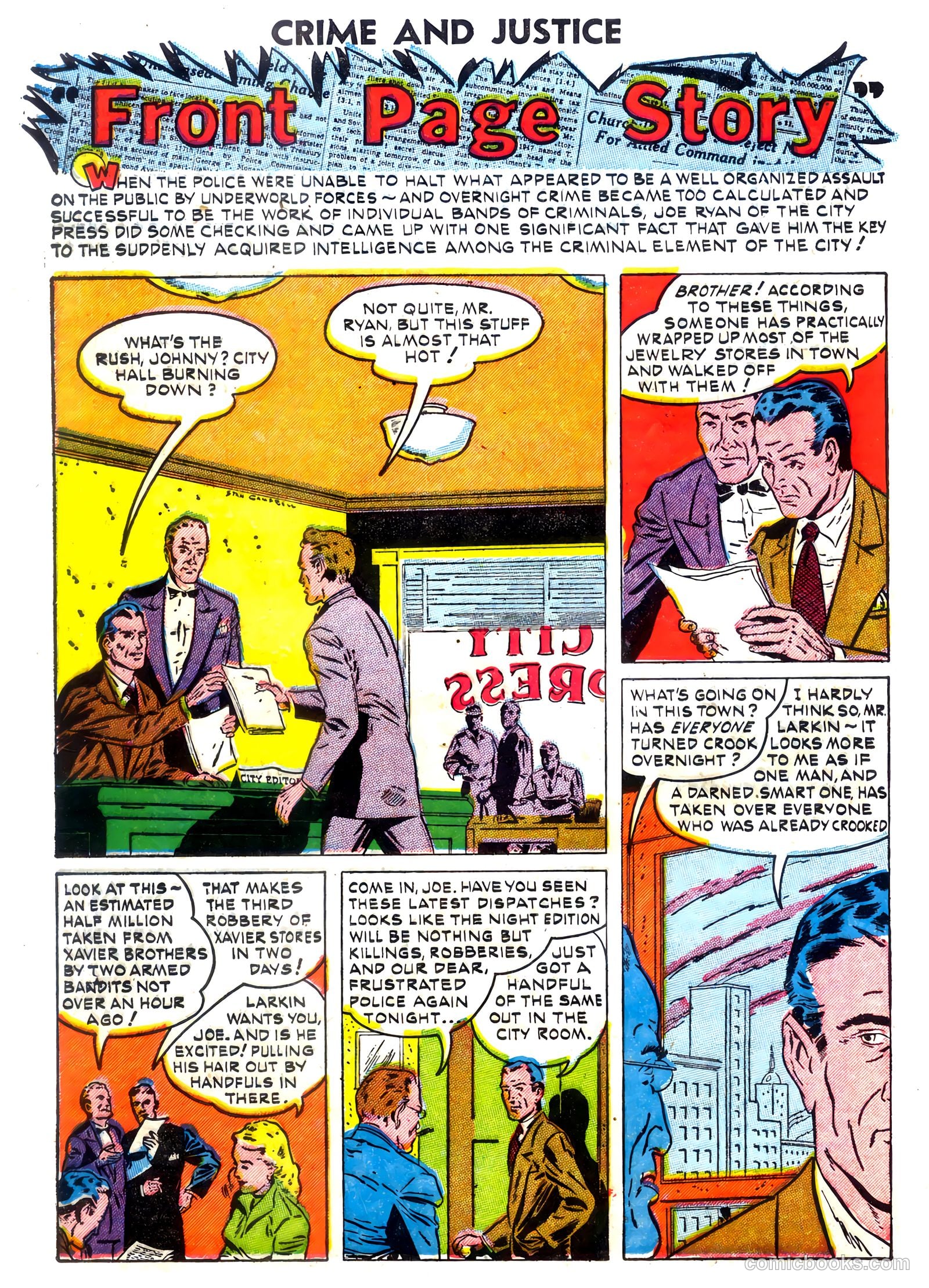 Crime and Justice #7 (1952) — page 20 of 36