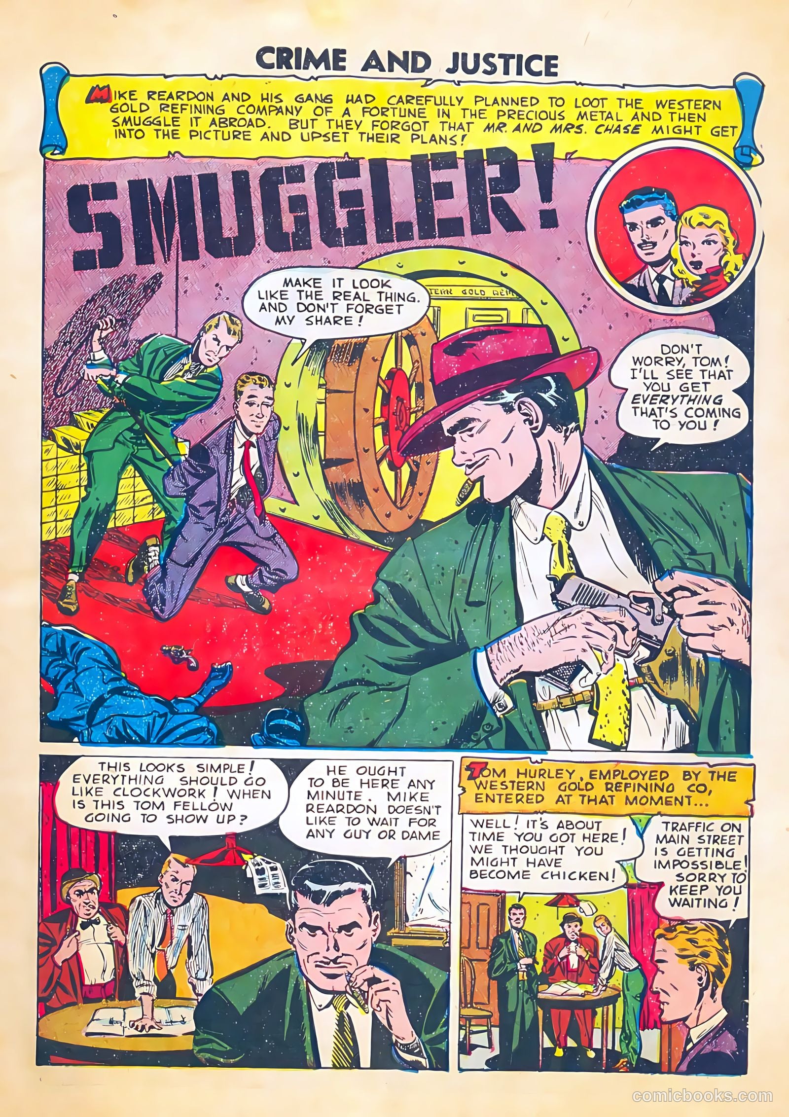 Crime and Justice #8 (1952) — page 3 of 36