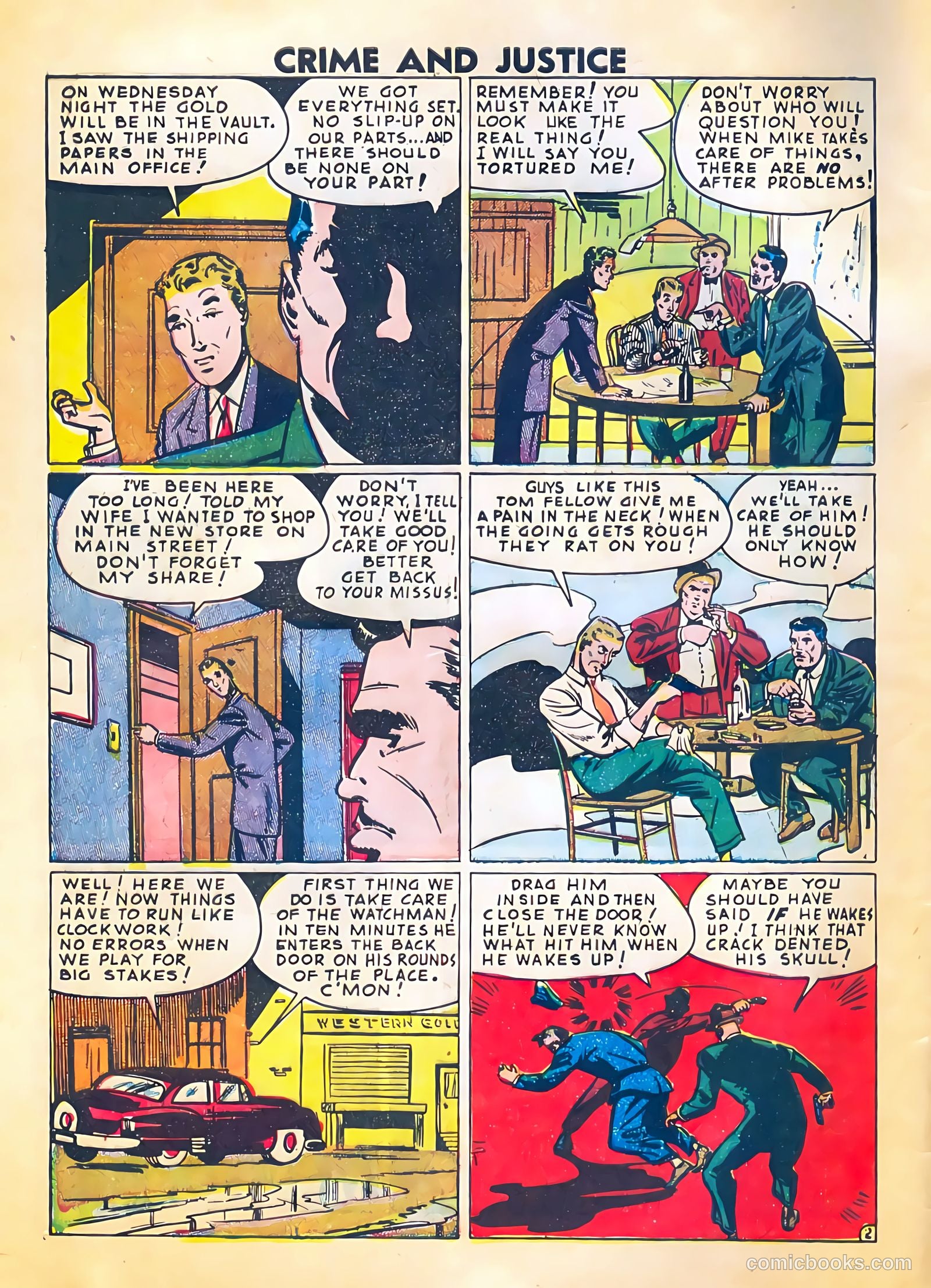 Crime and Justice #8 (1952) — page 4 of 36