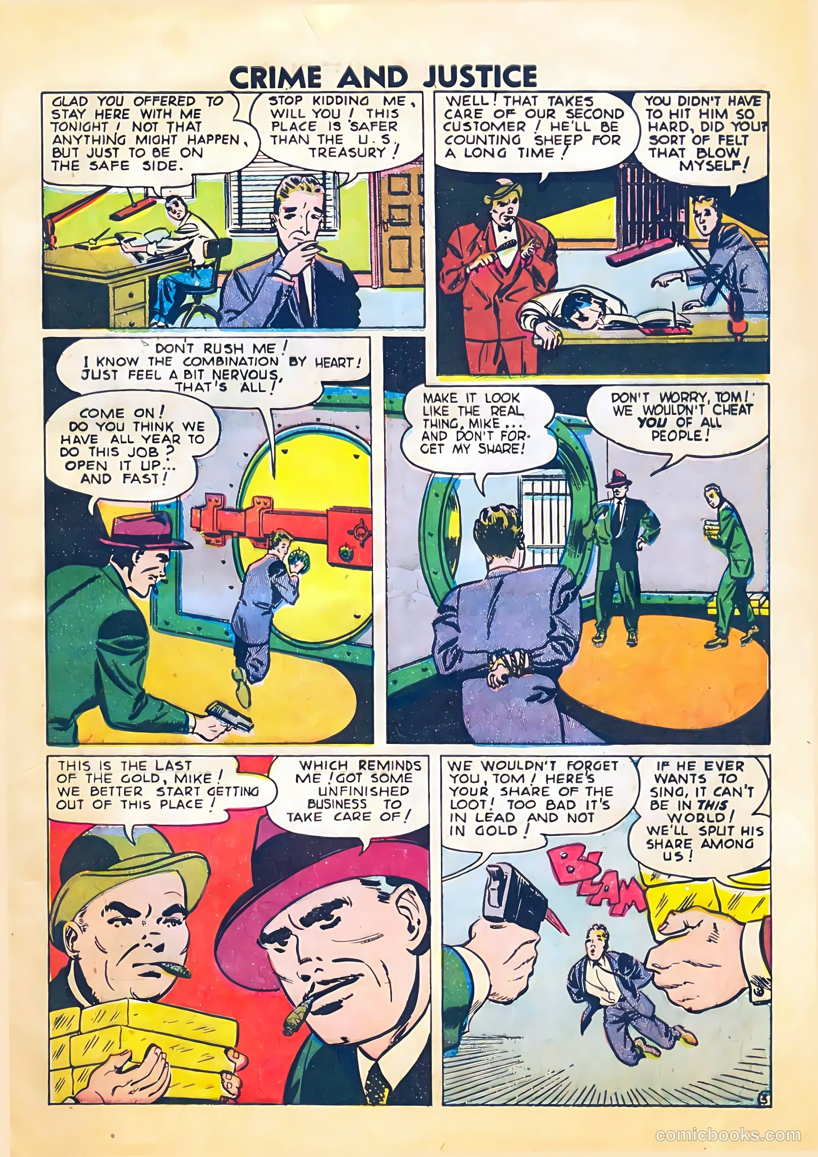 Crime and Justice #8 (1952) — page 5 of 36