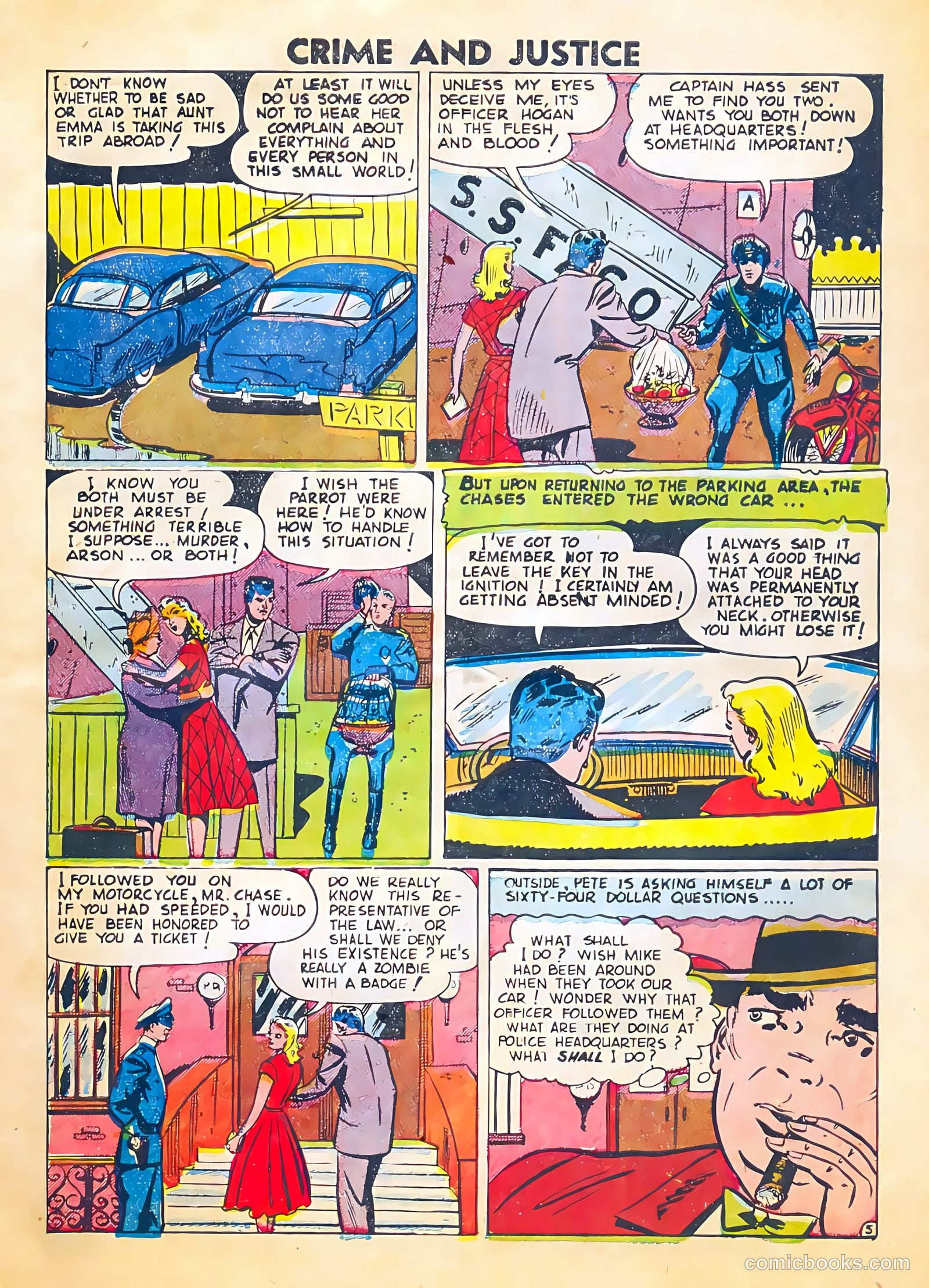 Crime and Justice #8 (1952) — page 7 of 36