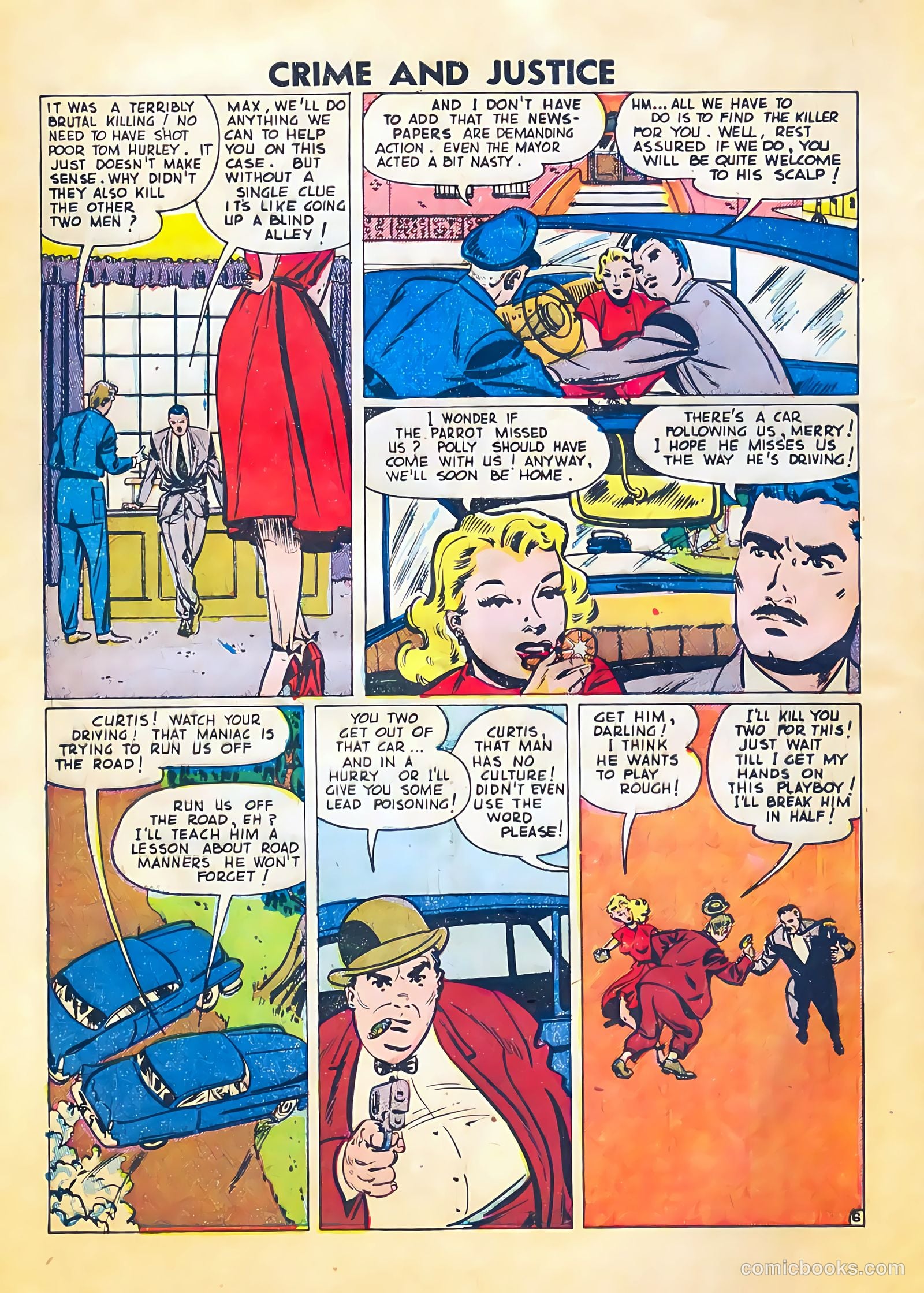 Crime and Justice #8 (1952) — page 8 of 36