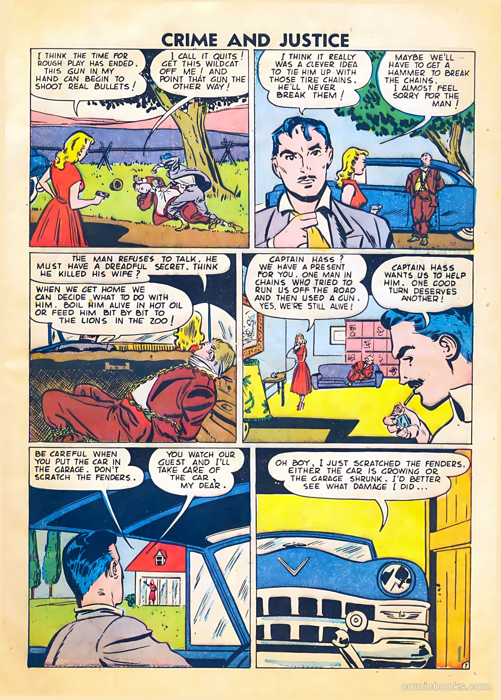 Crime and Justice #8 (1952) — page 9 of 36