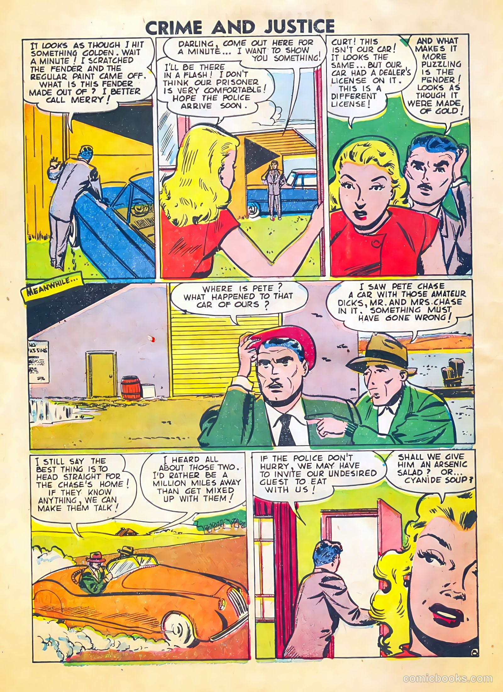 Crime and Justice #8 (1952) — page 10 of 36